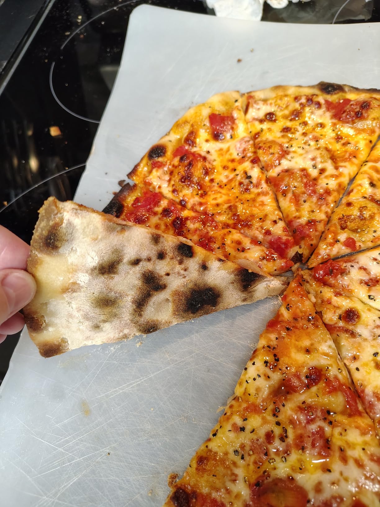 PIEZANO 12 Inch Electric Indoor Pizza Oven Heats up to 800°F - Pizza Maker with Ceramic Stone for Crispy Crust Pizza, Cooks in Under 6 Minutes, Countertop, Dual Heat Control, Peels & Scraper Included customer photo 1