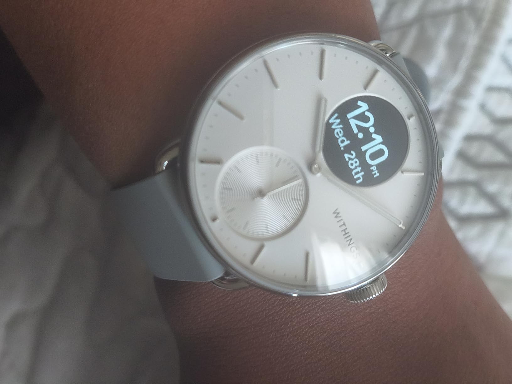 ScanWatch 2 - Hybrid Smart Watch, Heart Rate Monitoring, Fitness Tracker, Cycle Tracker, Sleep Monitoring, GPS Tracker, 30-Day Battery Life, Android & Apple Compatible, HSA/FSA customer photo 2