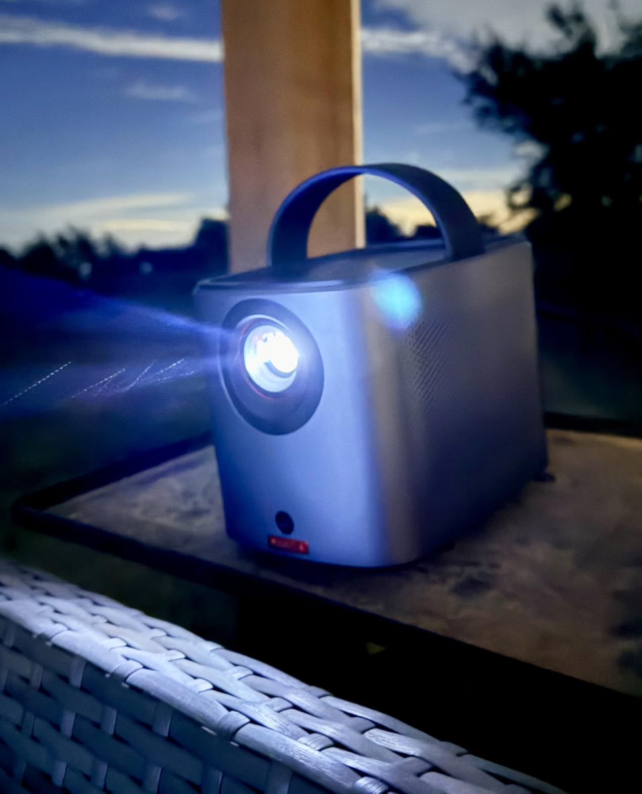 NEBULA Mars 3 Air GTV Projector - Netflix Officially Licensed, 400 ANSI-Lumen Brightness, Native 1080P, Dolby Digital Sound, 150-Inch Picture, Built-In Battery for 2.5 Hours of Playtime Anywhere customer photo 2