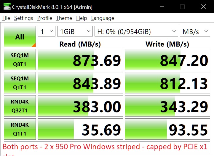 4 Port SATA III to PCI-e x2 RAID Expansion Card customer photo 2