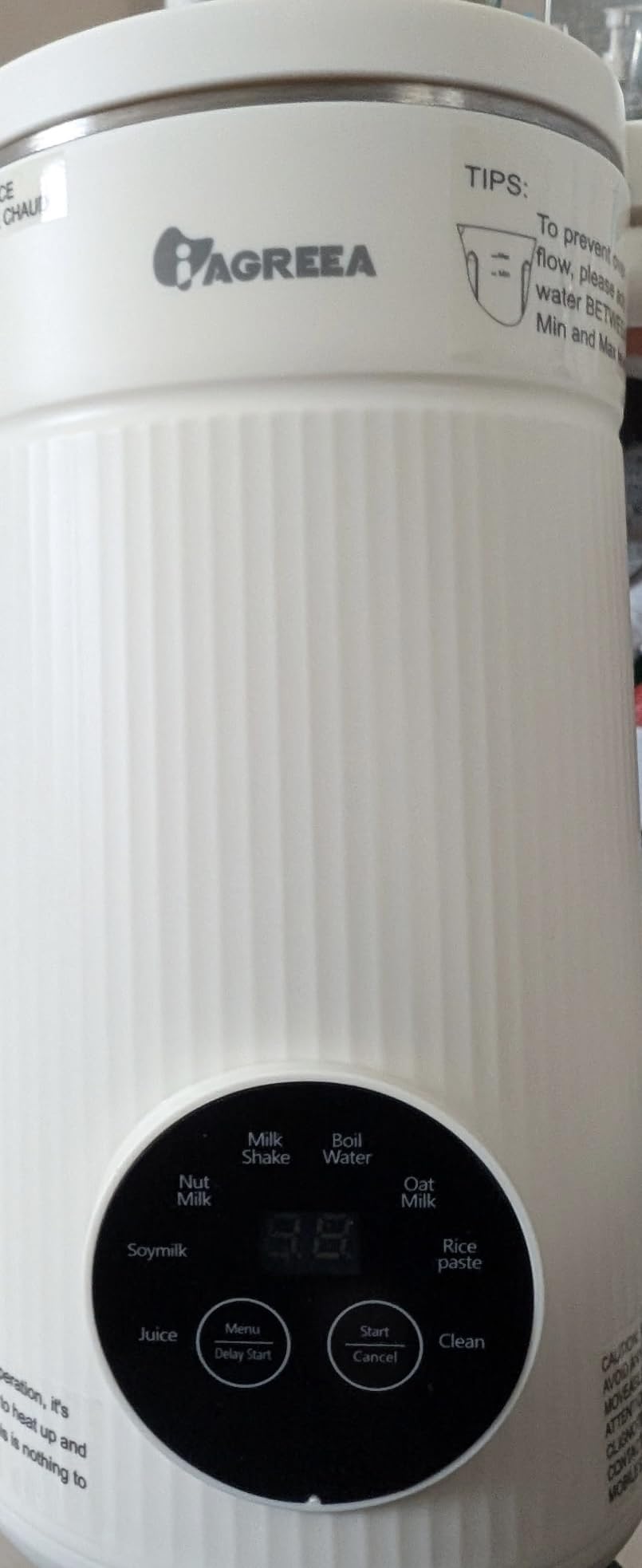 8-IN-1 IAGREEA Nut Milk Maker Machine, 35 oz Soy Milk Maker, Oat, Soy, Plant Based and Dairy Free Beverages, Juice, 2H Keep Warm Countertop Blender, 10 Blades, 12H Delay Start, BPA-Free, Self-Cleaning customer photo 1