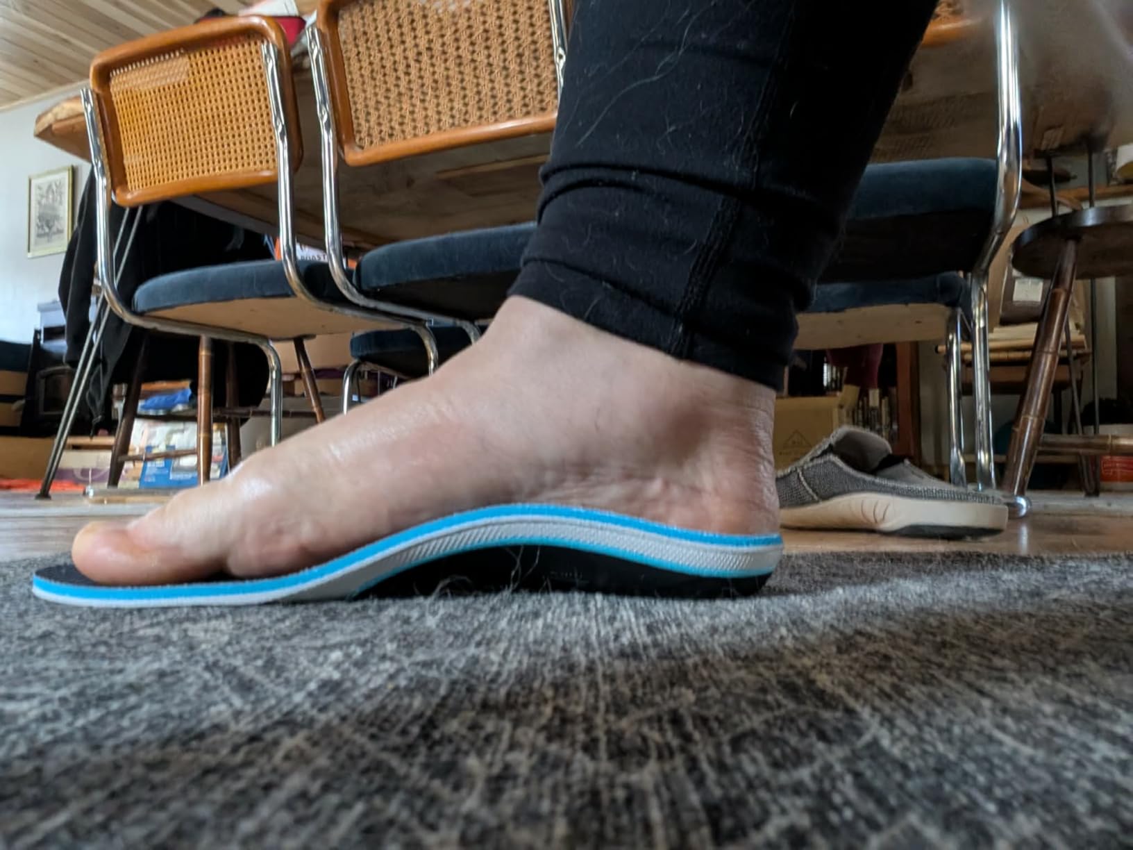 PCSsole Plantar Fasciitis Insoles Men Women- 220+lbs Heavy Duty High Arch Support Inserts with Comfort Cushion Orthotic Pain Relief Insoles for Flat Feet - Arch Pain - Heel Pain -Work Boot Shoe Insole customer photo 1