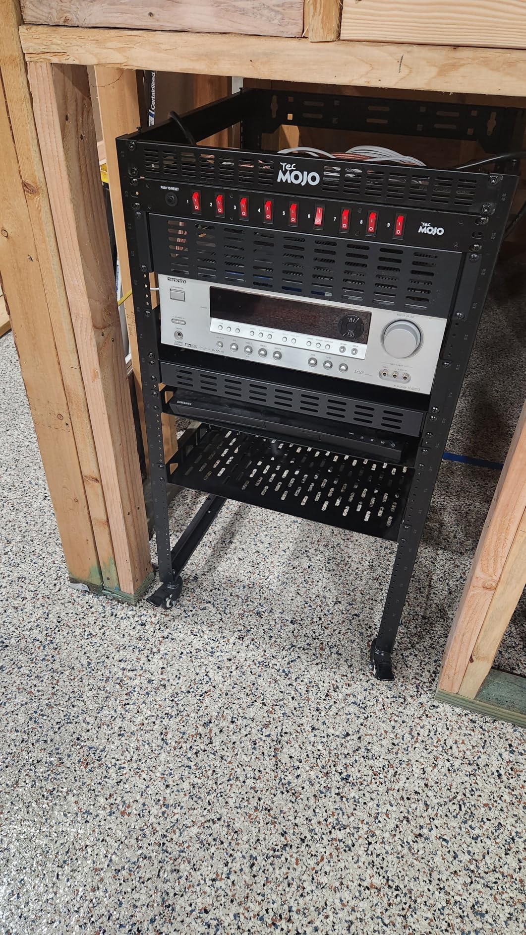 Tecmojo 9-Outlet Rack Mount Overloading Protection Circuit Breaker PDU Power Strip with Individual Switch 6ft Cord for IT and Network Racks and Cabinets customer photo 2