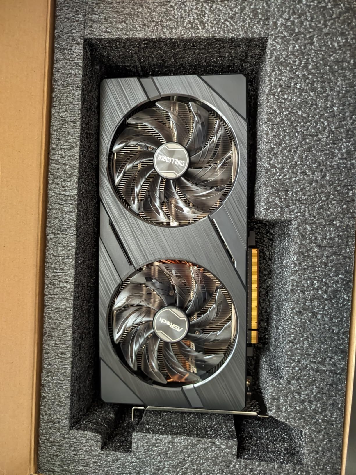 Intel Arc A580 Challenger 8GB OC Graphics Card, Intel Xe HPG Architecture, 8GB GDDR6, PCIe 4.0, Dual Fans, 0dB Silent Cooling, DisplayPort 2.0 customer photo 2