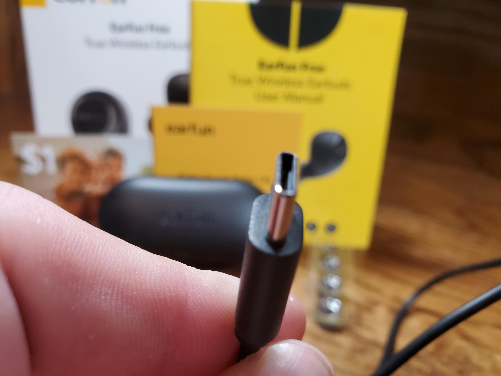 EarFun Free 2S Wireless Earbuds, [Upgraded Version] Bluetooth Earbuds with Deep Bass, 4 Mics for Clear Call, Customizable EQ App, IPX7 Waterproof in-Ear Headphones, 30H Playtime, Wireless Charging customer photo 1