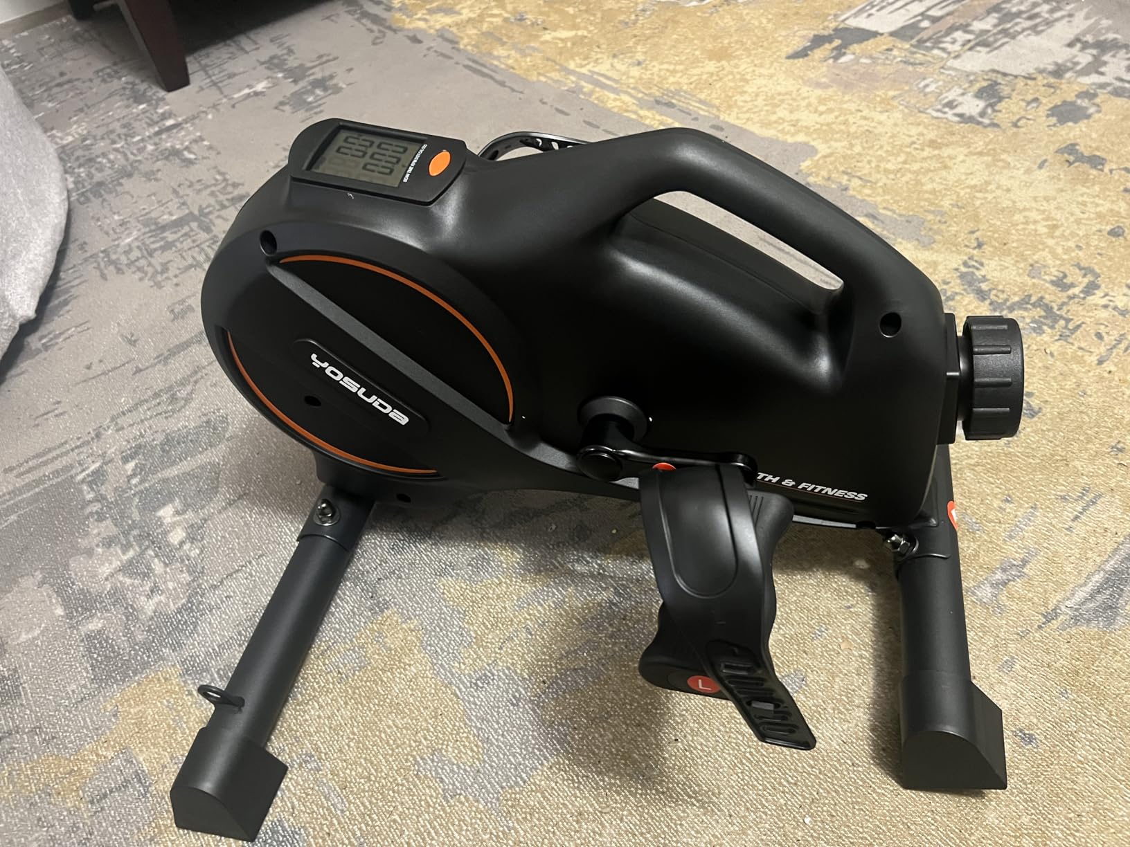 YOSUDA Under Desk Bike Pedal Exerciser - Magnetic Mini Exercise Bike for Home/Office customer photo 1