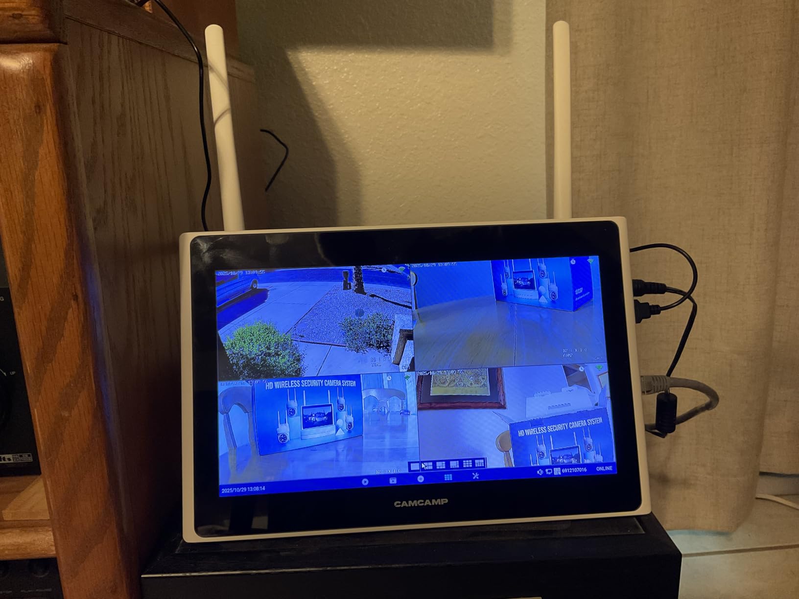 Camcamp Wireless Security Camera System with Monitor, 10x Zoom 5MP Dual Lens Security Camera Outdoor with Night Vision, Motion Detection, Expandable 10CH 4K NVR for Home Surveillance Kits customer photo 2