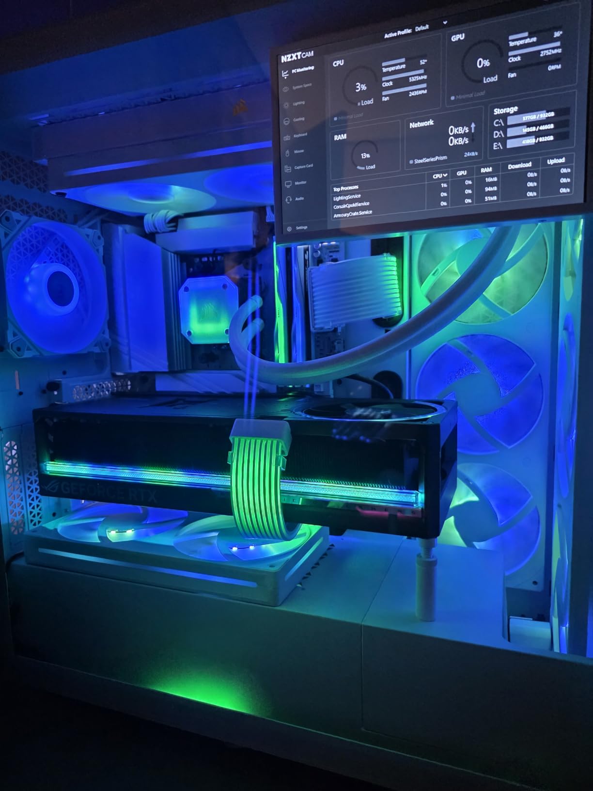 G.SKILL Trident Z5 Neo RGB Series DDR5 RAM (AMD Expo) 64GB (2x32GB) 6000MT/s CL30-36-36-96 1.40V Desktop Computer Memory U-DIMM - Matte White customer photo 1