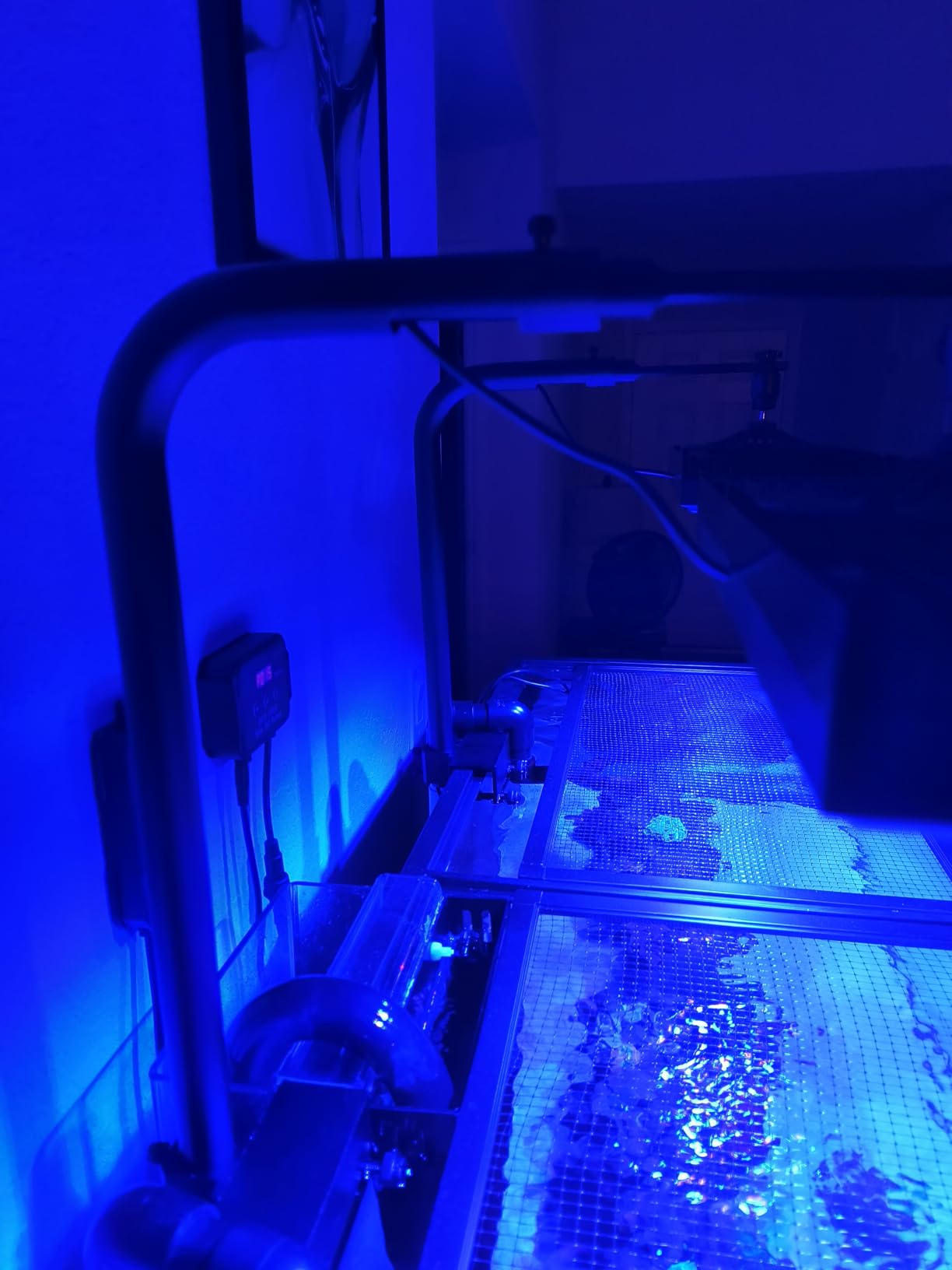 Aquarium Light- 140W Reef Light Wide Coverage Sunrise Sunset Moonlight Saltwater Lights for Coral with Master Slave Group Control & Timer & Screen customer photo 2