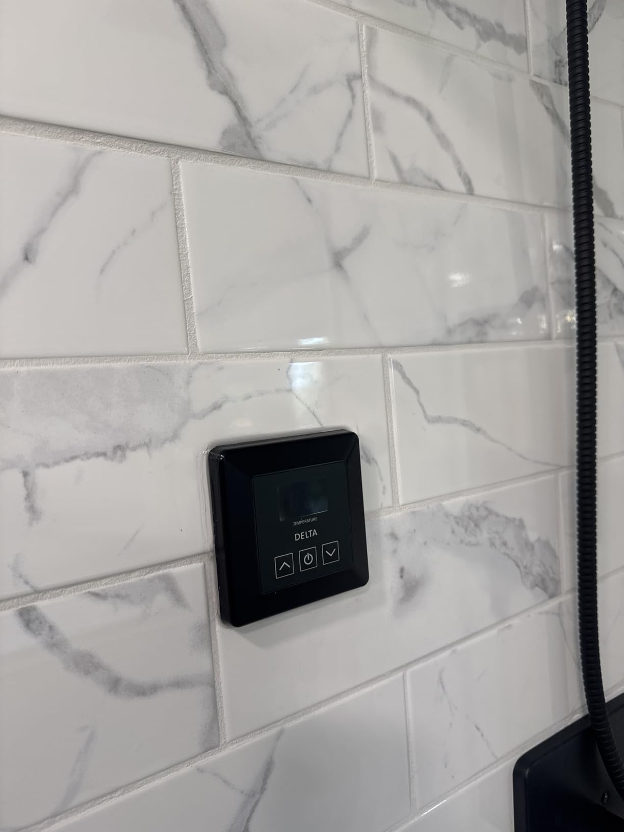 Delta Faucet SimpleSteam 7.5kW Steam System Kit Matte Black, Includes 7.5kW Steam System Generator, Square Digital System Control, Square Steam Head, Matte Black 5P-EST07-BL customer photo 2