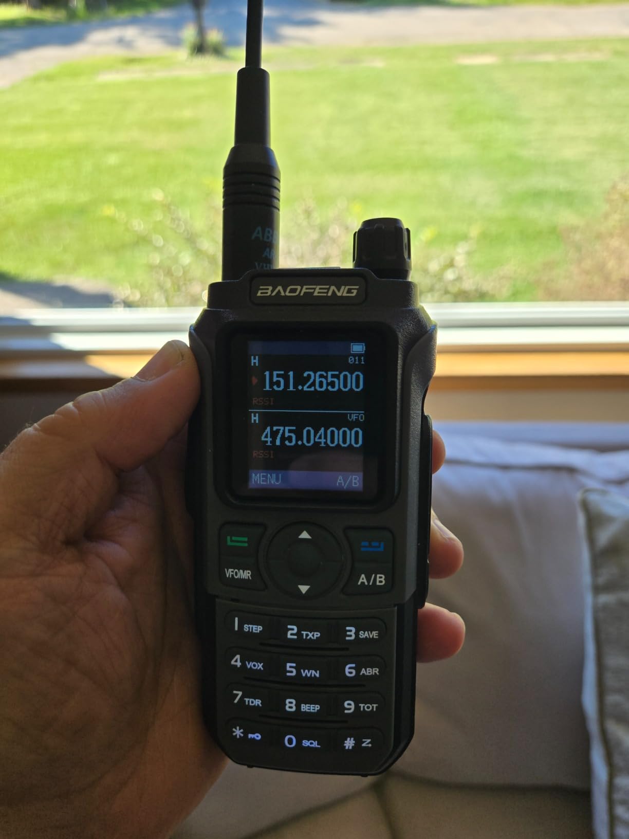 Ham Radio Baofeng Radio UV-21R Ham Radio Handheld Long Range Two Way Radio for Adults 5RM Rechargeable Walkie Talkies K5Plus with NOAA Weather Receive VOX 999 Channels 771 High Gain Antenna customer photo 1