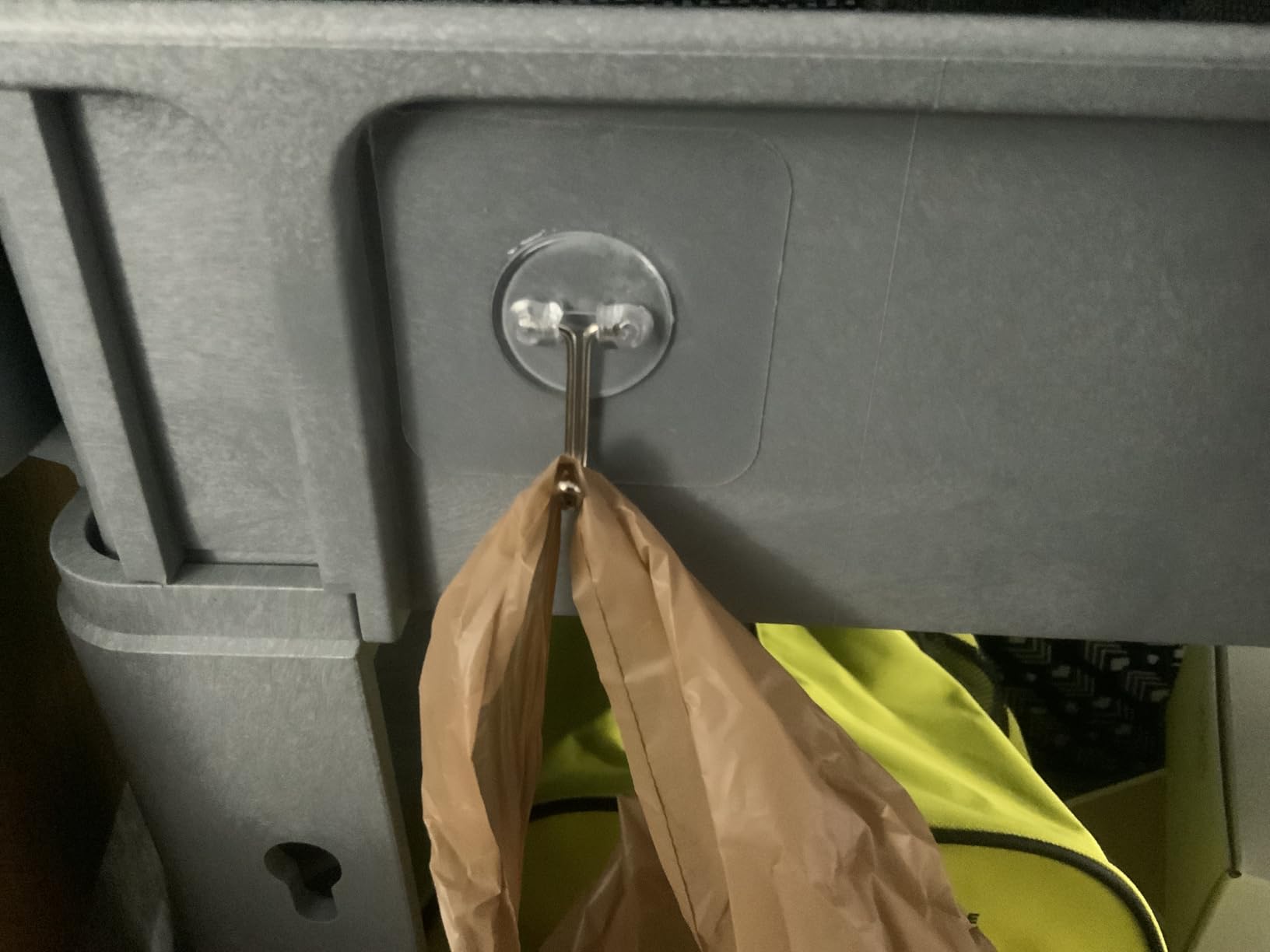 YITAHOME Utility Cart on Wheels, 550 lbs Capacity, 45 x 25 Inch Rolling Work Carts with Wheels, 2 Shelf Heavy Duty Plastic Service Cart Suitable for Warehouse, Garage, School & Office, Cleaning, Black customer photo 1