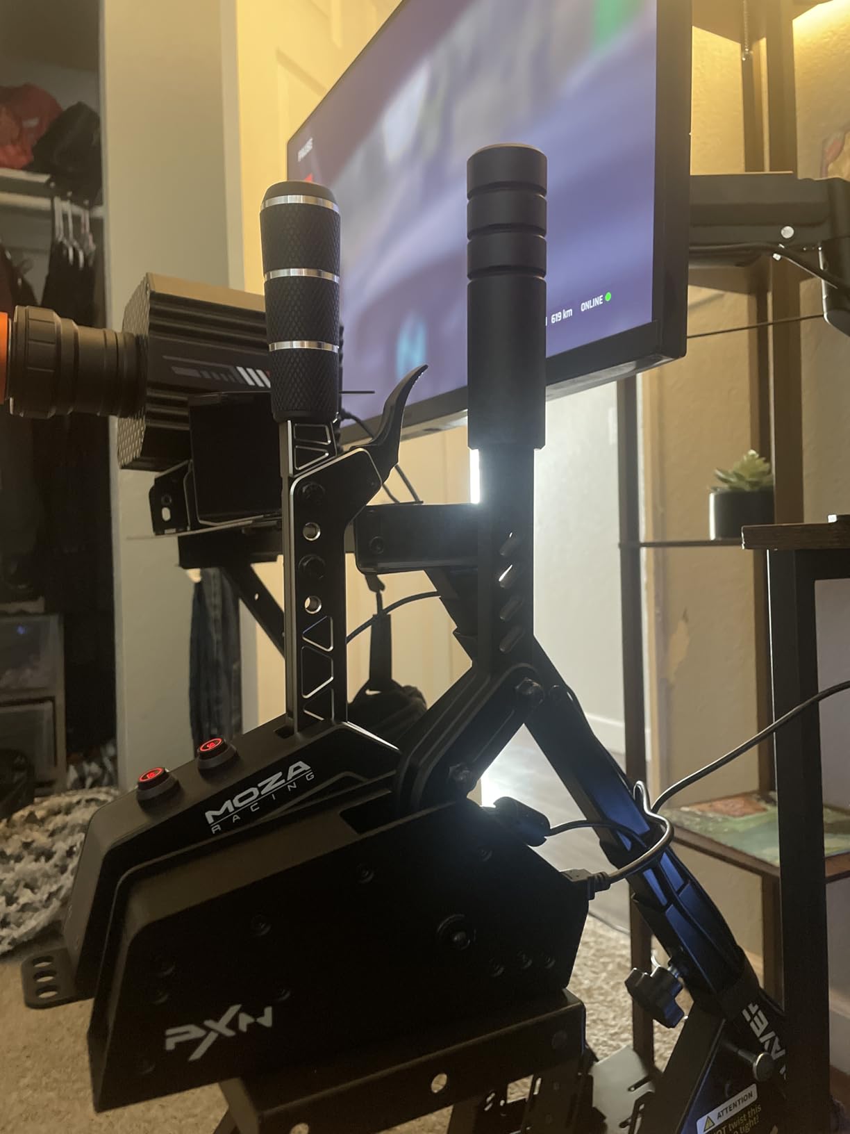 PXN USB PC Handbrake, HB S 16Bit Hall Sensor Linear Sim Handbrake for Racing Games Compatible with V3 V900 V9 V10 V12 G27 G29 G920 T500 T300 Applicable to Assetto customer photo 1