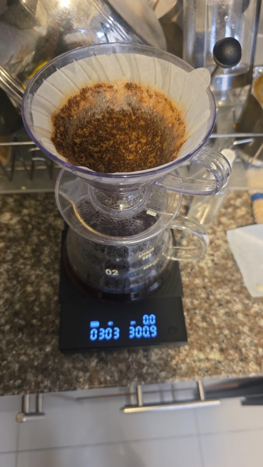 TIMEMORE Coffee Scale Basic 2.0 Electronic Espresso Scale with Water Flow Rate and Timer Function customer photo 2