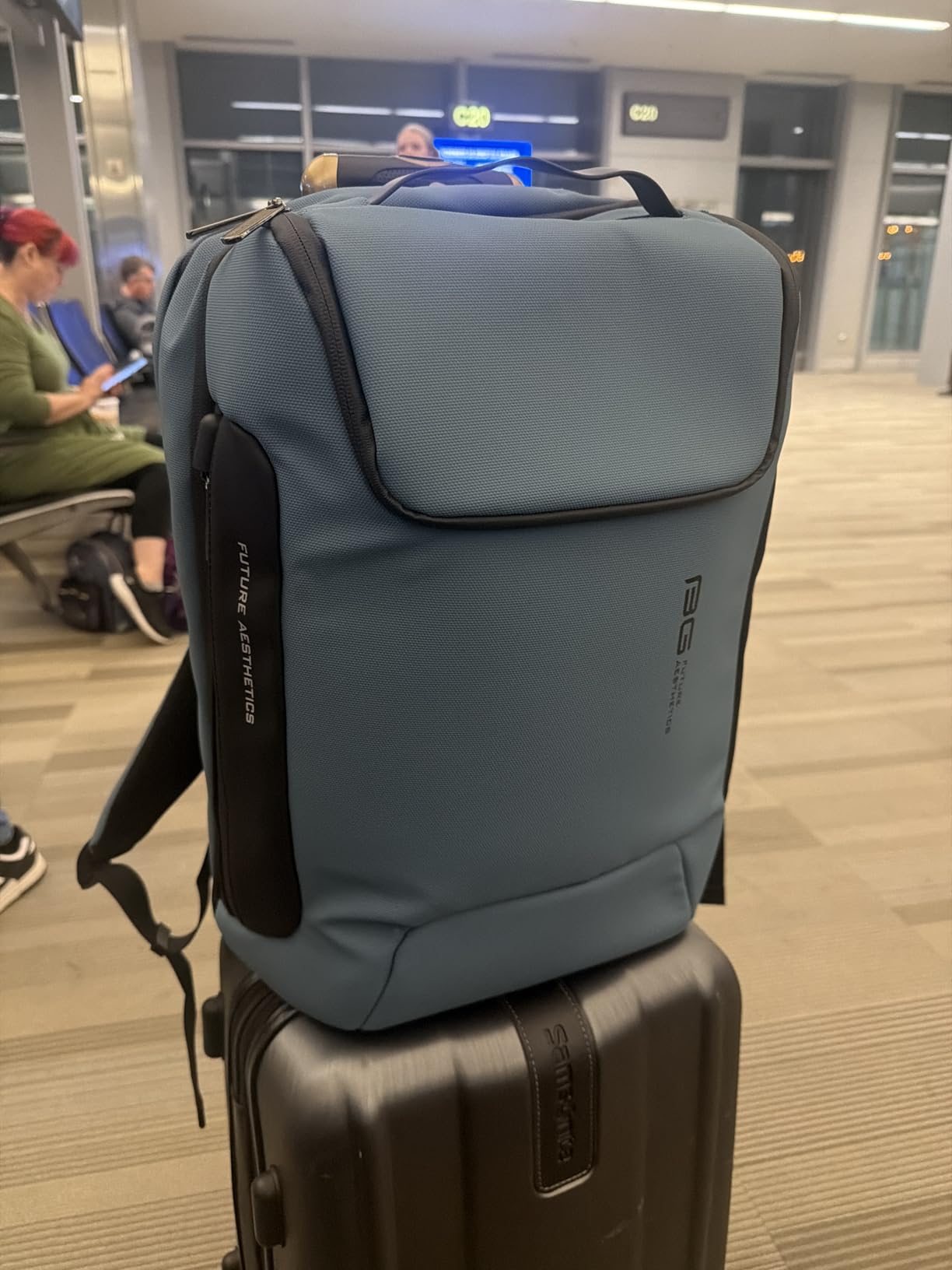 BANGE Anti-Theft Backpack,Tech Backpacks, 17 Inch Laptop Backpack with USB3.0 Charging Port, Mens Travel Backpack for Men and Women customer photo 1