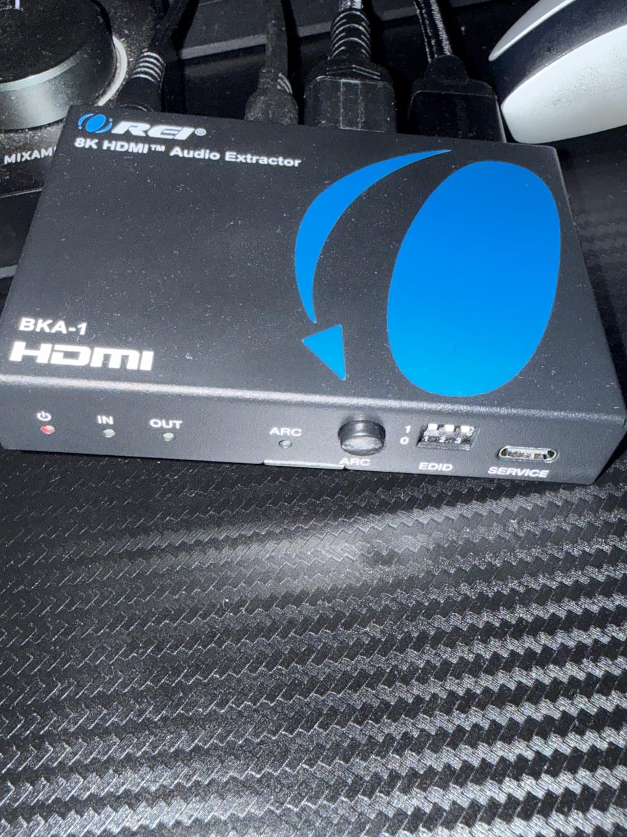 OREI 8K Audio Extractor HDMI UltraHD 4K @ 120Hz 48G HDMI 2.1 Audio Converter for PS5 SPDIF + 3.5mm Output HDCP 2.3 - Dolby Digital/DTS Passthrough CEC, HDR, Dolby Vision, ARC, HDR10+ (BKA-1) customer photo 1