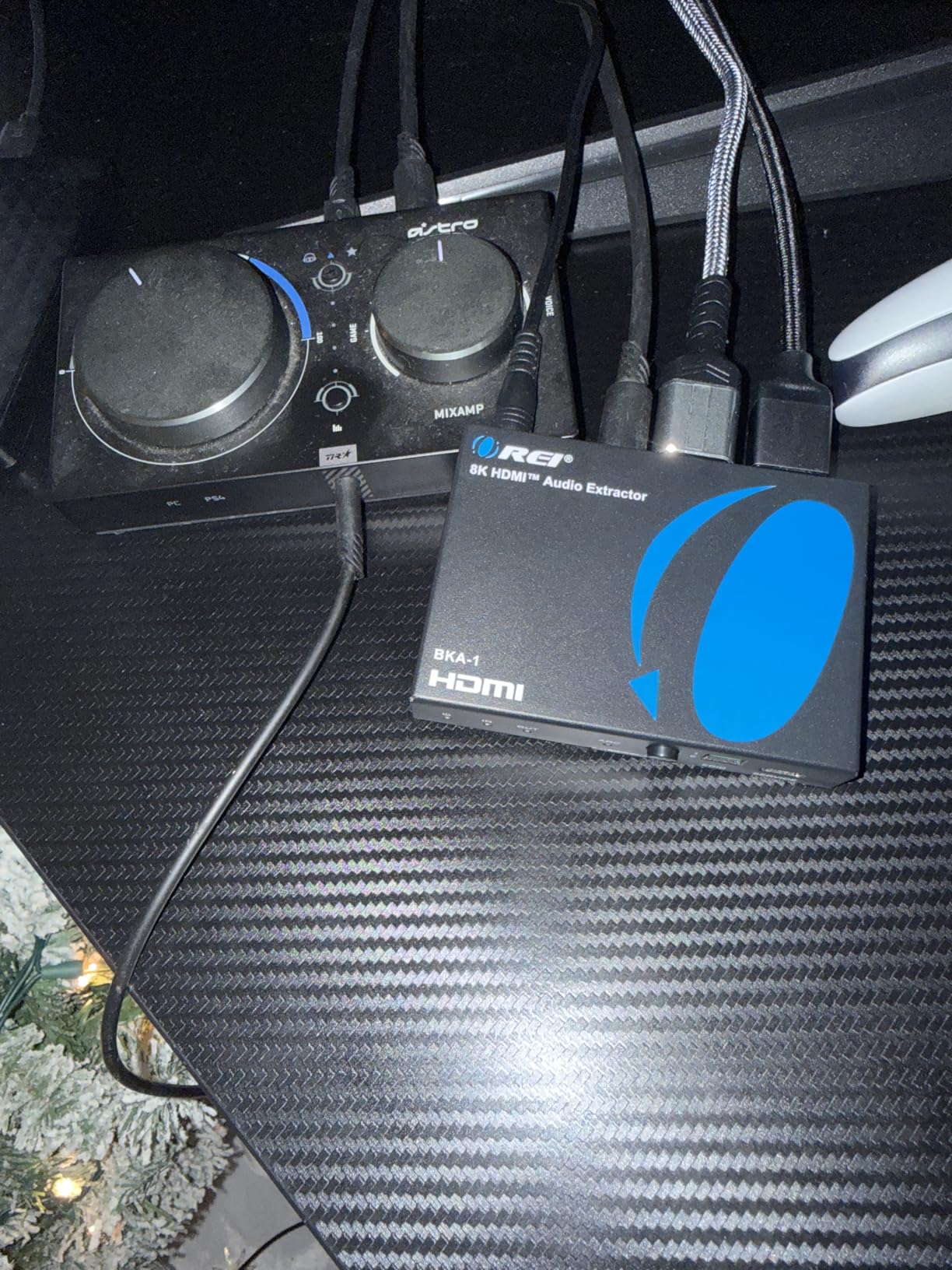OREI 8K Audio Extractor HDMI UltraHD 4K @ 120Hz 48G HDMI 2.1 Audio Converter for PS5 SPDIF + 3.5mm Output HDCP 2.3 - Dolby Digital/DTS Passthrough CEC, HDR, Dolby Vision, ARC, HDR10+ (BKA-1) customer photo 2