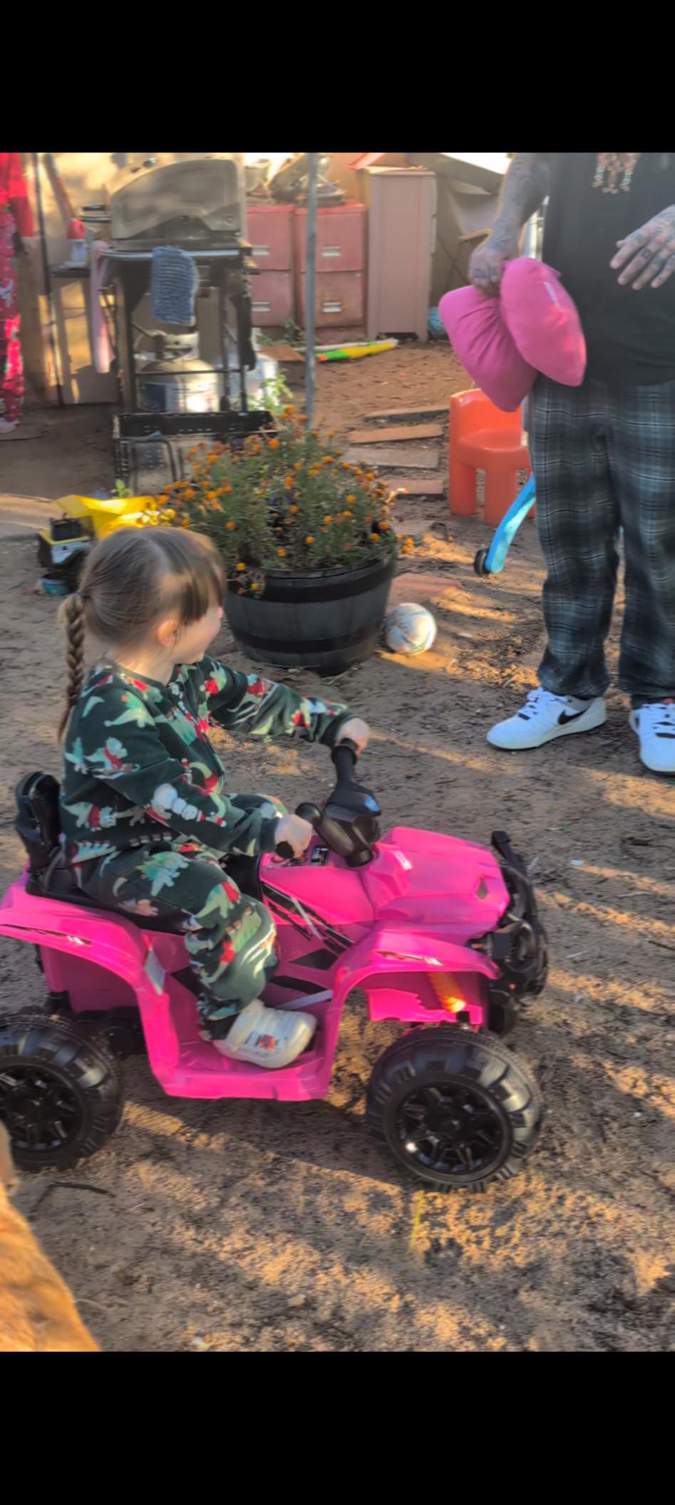 Best Choice Products 12V Kids Ride-On Electric ATV, 4-Wheeler Quad Car Toy w/Bluetooth Audio, 2.4mph Max Speed, Treaded Tires, LED Headlights, Radio - Blue customer photo 1