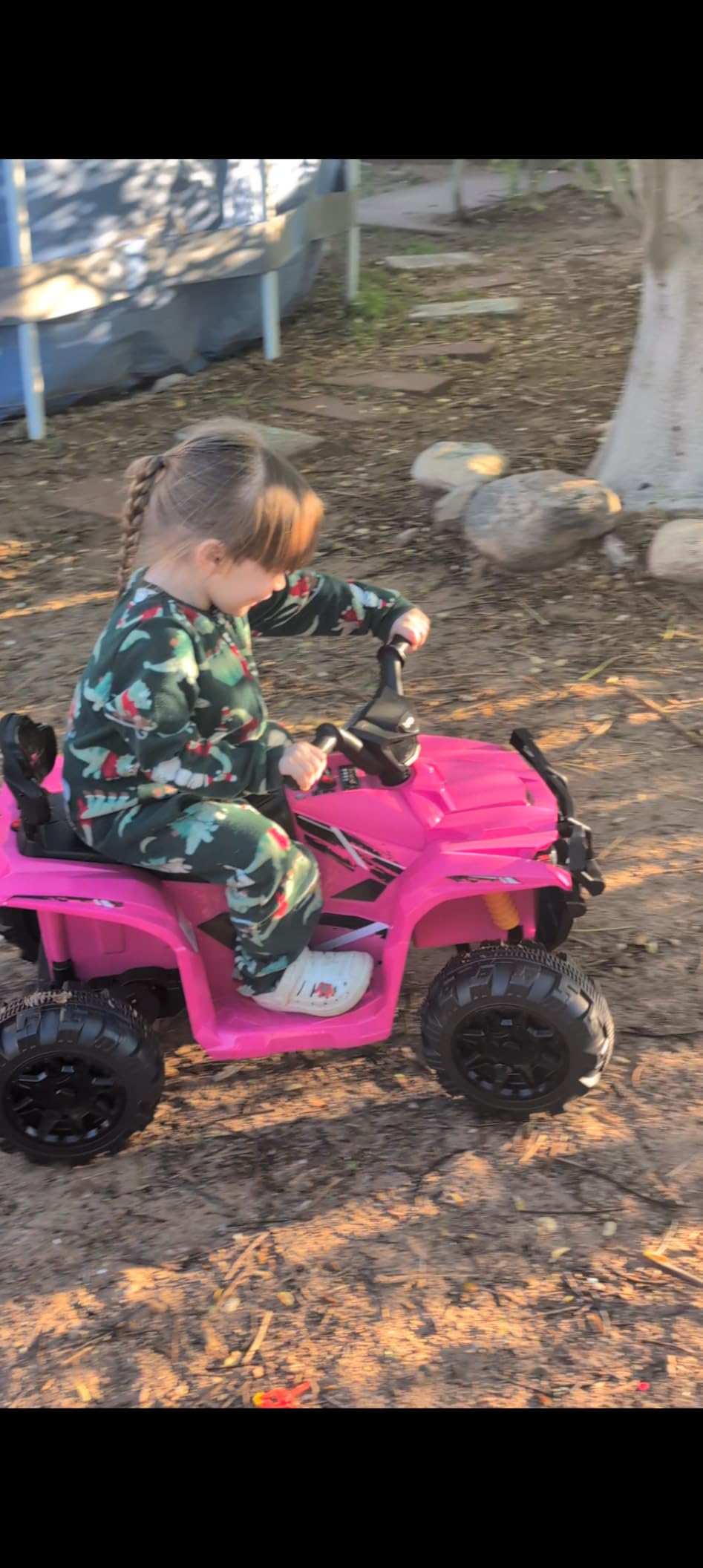 Best Choice Products 12V Kids Ride-On Electric ATV, 4-Wheeler Quad Car Toy w/Bluetooth Audio, 2.4mph Max Speed, Treaded Tires, LED Headlights, Radio - Blue customer photo 2