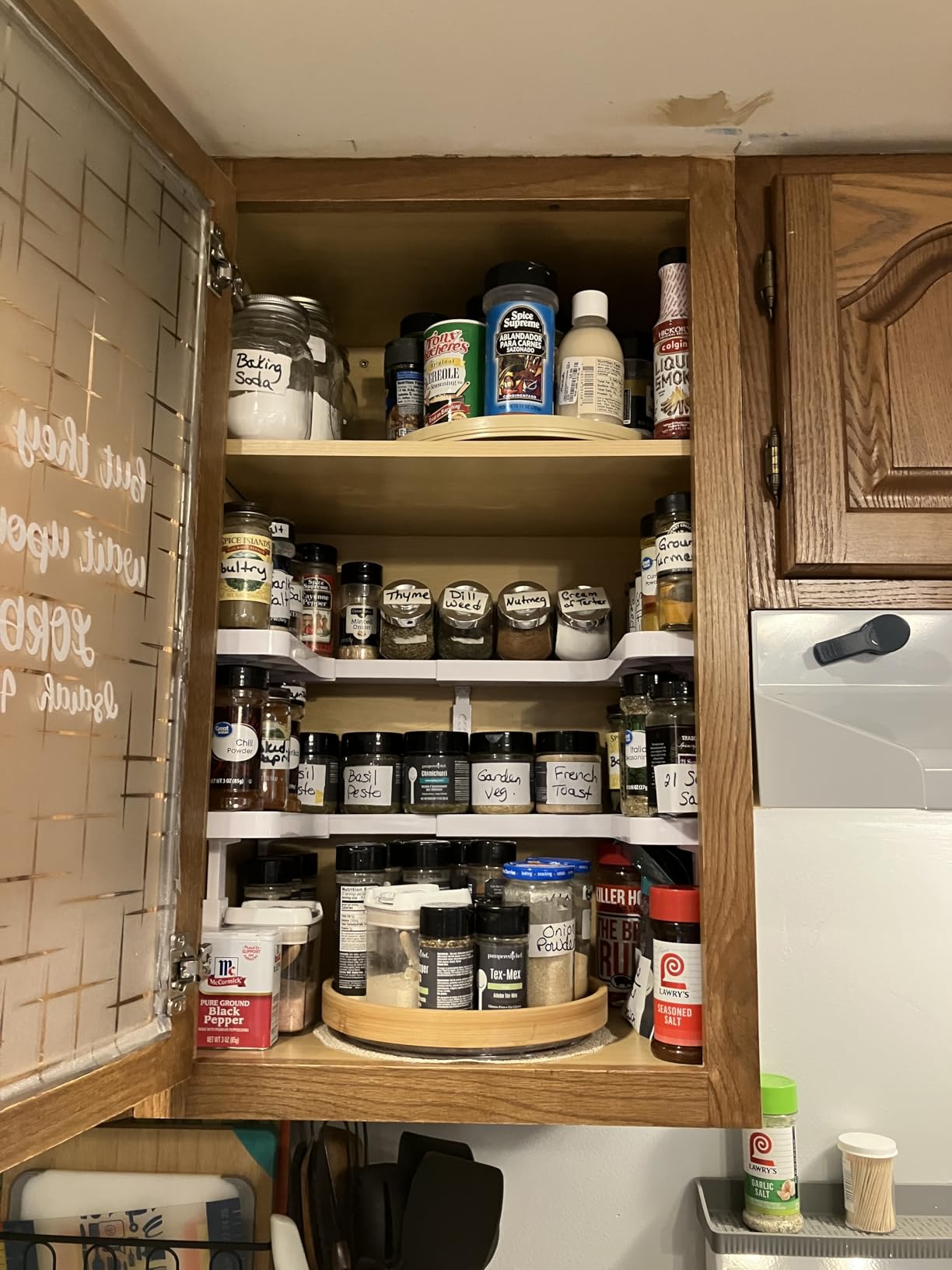 Spicy Shelf 3.0 - Expandable 2 Tiered Spice Rack Organizer for Cabinet & Pantry - Kitchen Seasoning Organizer customer photo 2