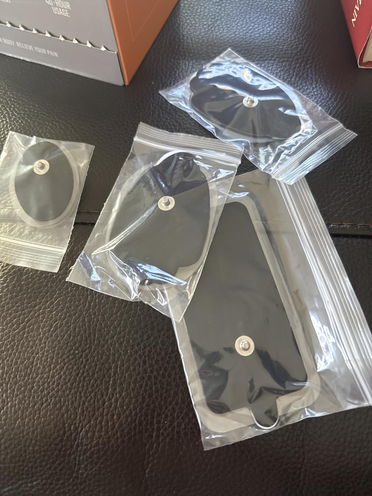 AVCOO 3-in-1 TENS Unit Muscle Stimulator with 30 Modes, 40 Intensities TENS Machine for Gradual Back Pain Relief Therapy, Rechargeable EMS Unit Massager with 12 TENS Electrode Pads, a Storage Bag customer photo 2