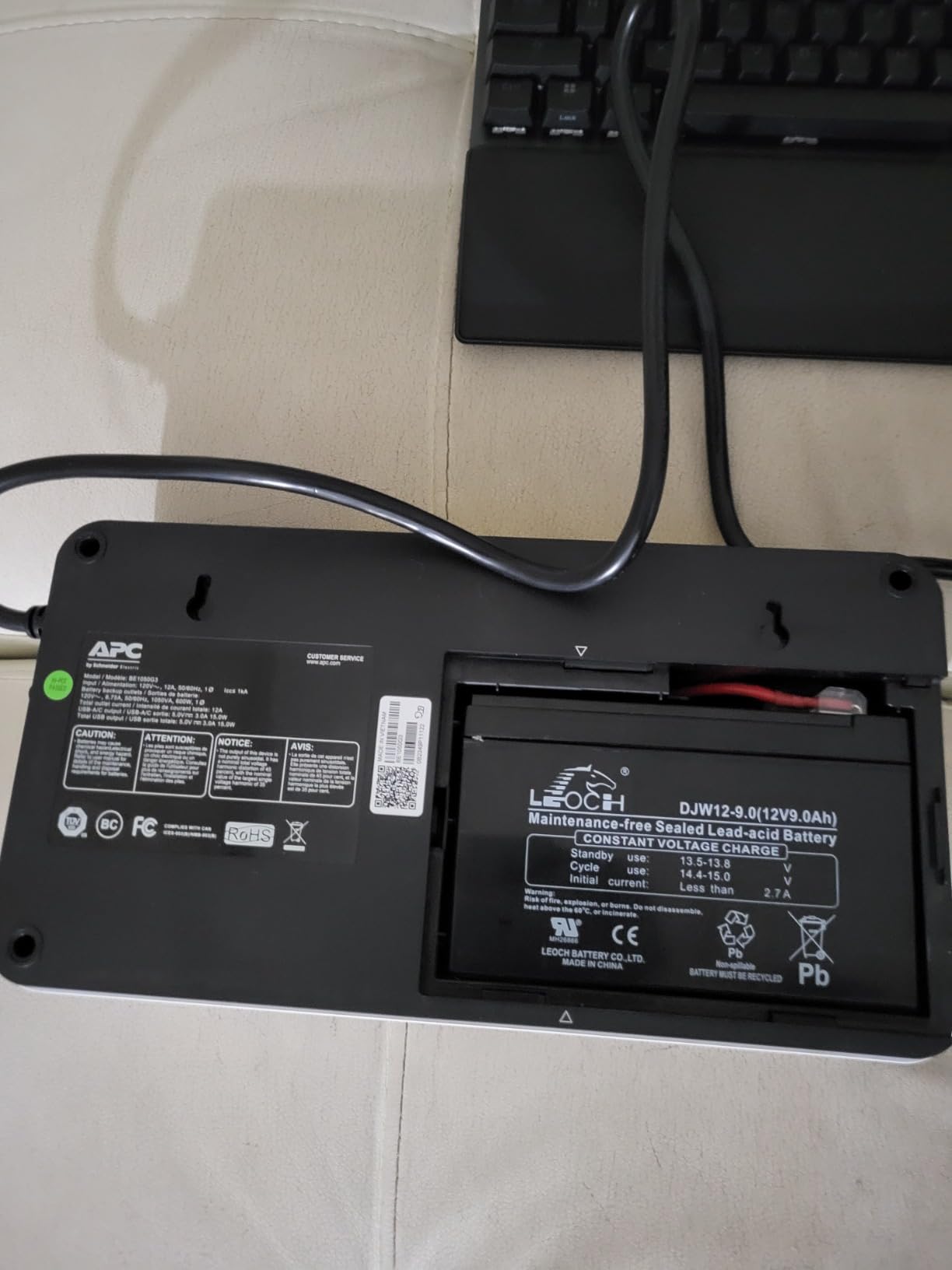 APC Back-UPS 1050VA / 600W UPS Battery Backup Surge Protector, 8 Outlets, Type C Charger, BE105G3 Uninterruptible Power Supply for Home Office & Computer customer photo 2