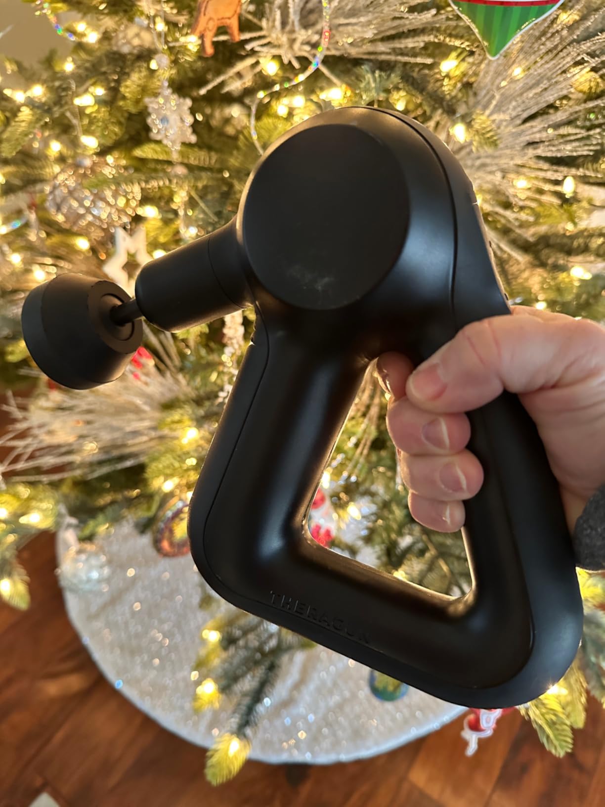 Therabody Relief Handheld Percussion Massage Gun - Easy-to-Use, Comfortable & Light Personal Massager for Every Day Pain Relief Massage Therapy customer photo 1