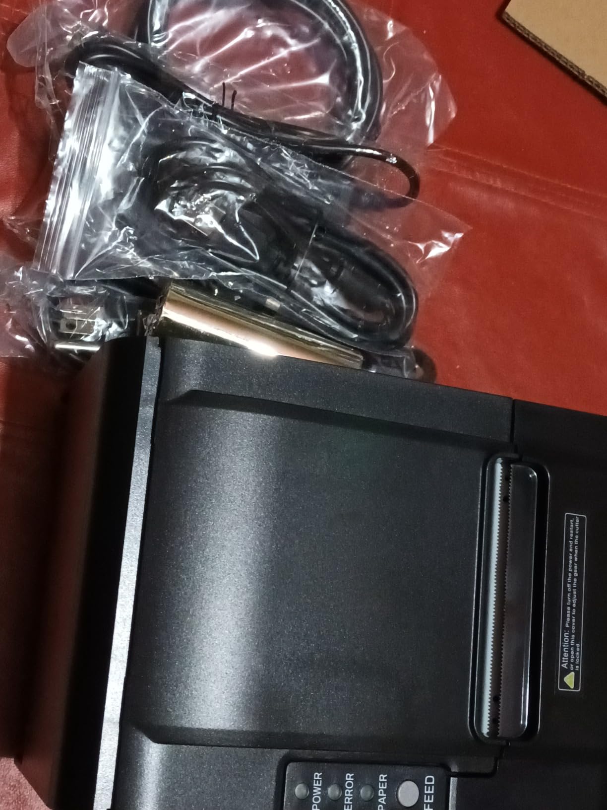 Rongta POS Receipt Printer, 80mm Thermal Printer, ESC/POS, Restaurant Kitchen Printer with Auto Cutter Support Cash Drawer, USB Serial Ethernet Receipts Printer for Small Business customer photo 1