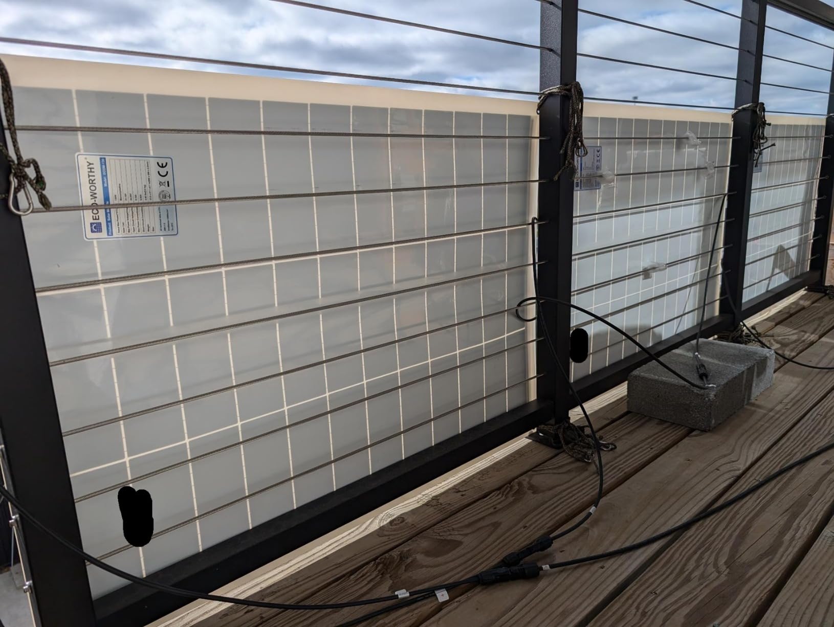 ECO-WORTHY 2pcs 130 Watt (260W) 12BB Flexible Solar Panels,23.5% High-Efficiency Waterproof Monocrystalline Lightweight Solar Panel for RV,Boats,Curved Surfaces,Roofs,Cabin customer photo 2