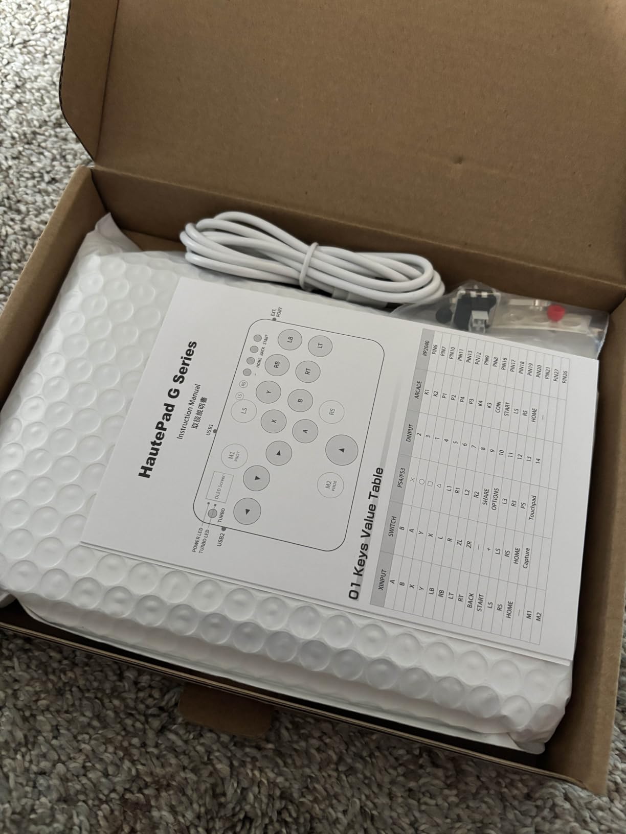 Sehawei Haute42 Arcade Stick 13Keys All-Button Gamerfinger with Custom RGB & Turbo Functions, Arcade Controller Street Fight for PC/Ps3/Ps4/Switch/Steam Game Keyboard-Supports Hot Swap & SOCD customer photo 1