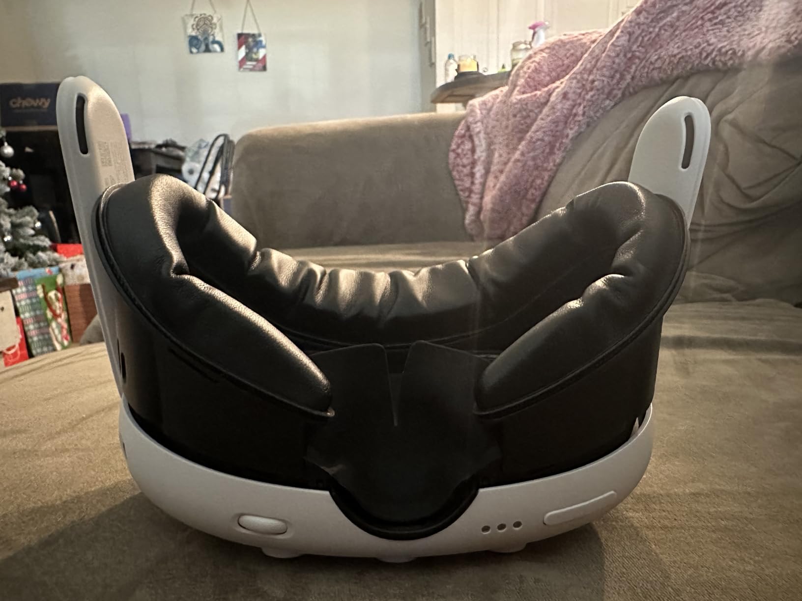 AMVR FC1 Face Pad Facial Interface Compatible with Meta Quest 3 Accessories, with PU Leather and ice Silk face Cover, NOT Compatible with Meta Quest 3S customer photo 1