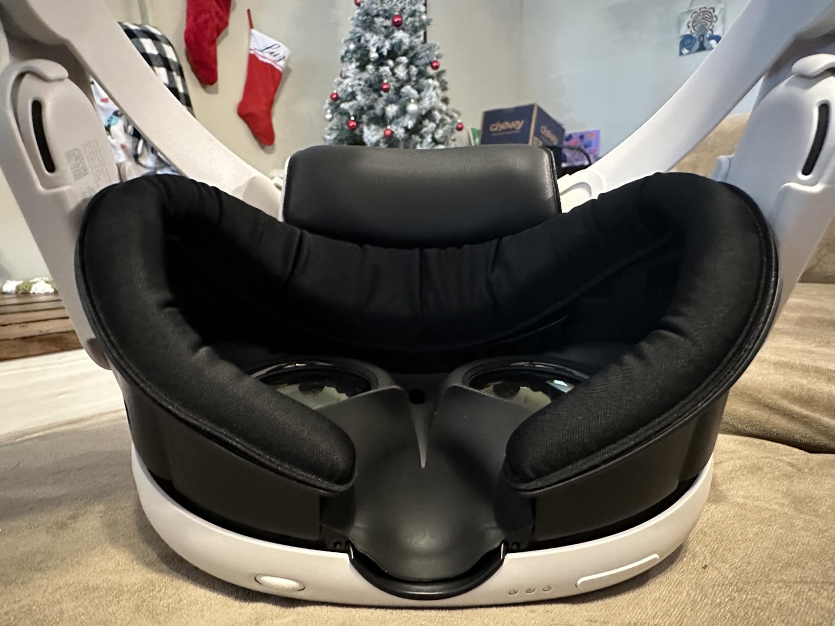 AMVR FC1 Face Pad Facial Interface Compatible with Meta Quest 3 Accessories, with PU Leather and ice Silk face Cover, NOT Compatible with Meta Quest 3S customer photo 2