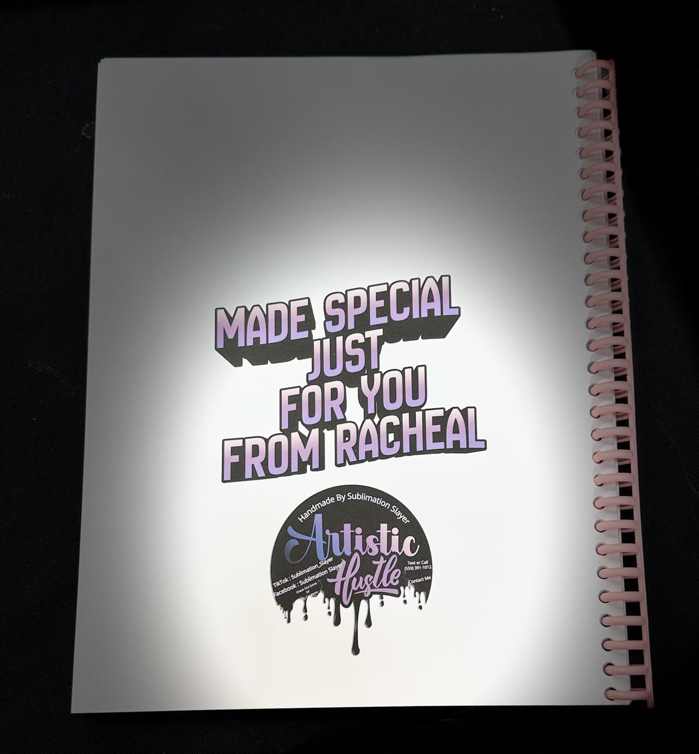 IMLIKE 10-Hole Binding Machine for Planners - Metal Manual Binding System with 10 Multi-Color 30-Hole Loose Leaf Binding Spines - Punches 26 Holes on B5, 30 Holes on A4, 20 Holes on A5 Paper - Black customer photo 1