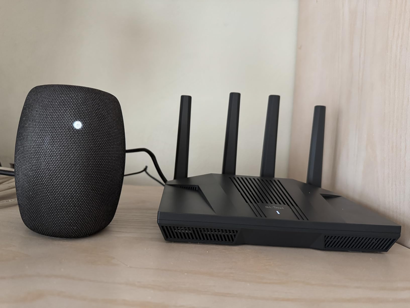 GL.iNet GL-MT6000 (Flint 2) WiFi 6 High Speed Gaming Routers for Wireless Internet, 2 x 2.5G Ethernet Ports for Fiber Optic Modem, Long Range Computer VPN WiFi Router, Home & Business customer photo 1