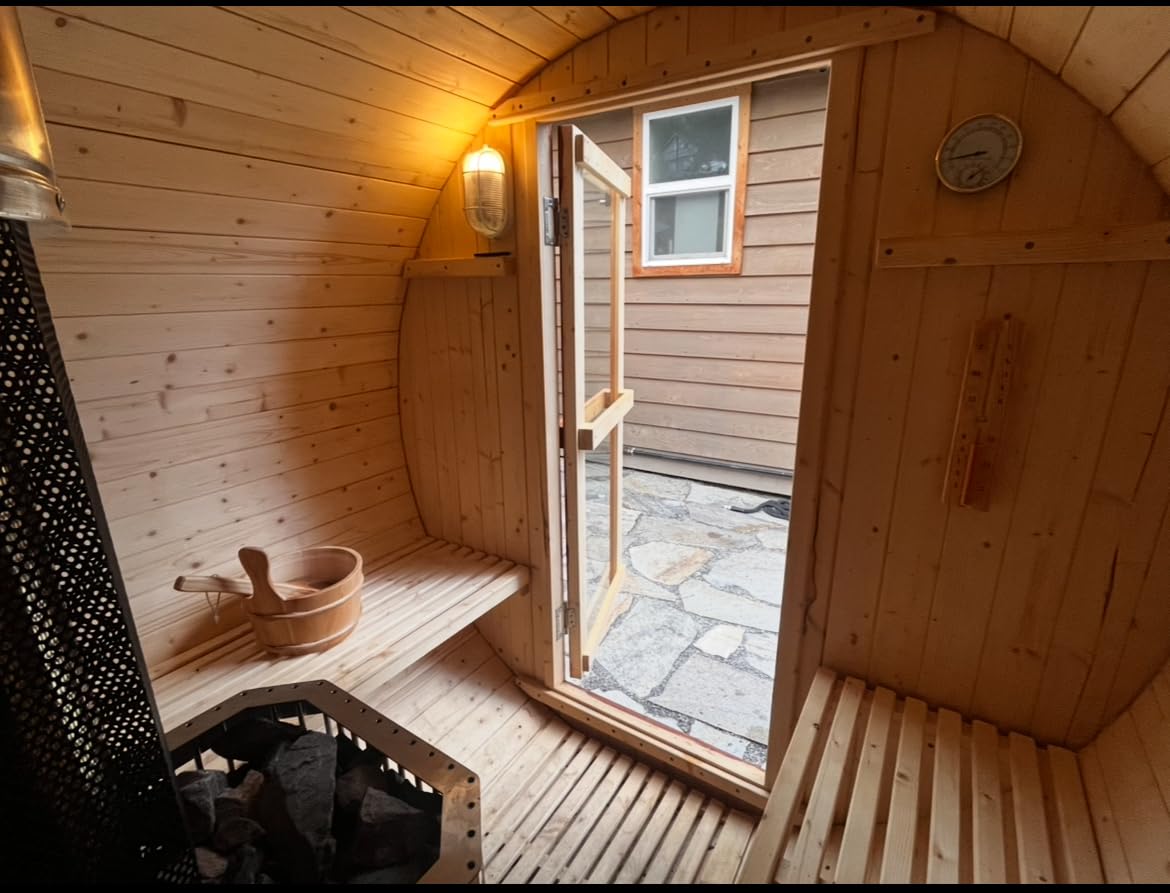 ALEKO Sauna Heater Wood Fire and Chimney Kit | Equivalent to 9-15 kW Electric Heater customer photo 2