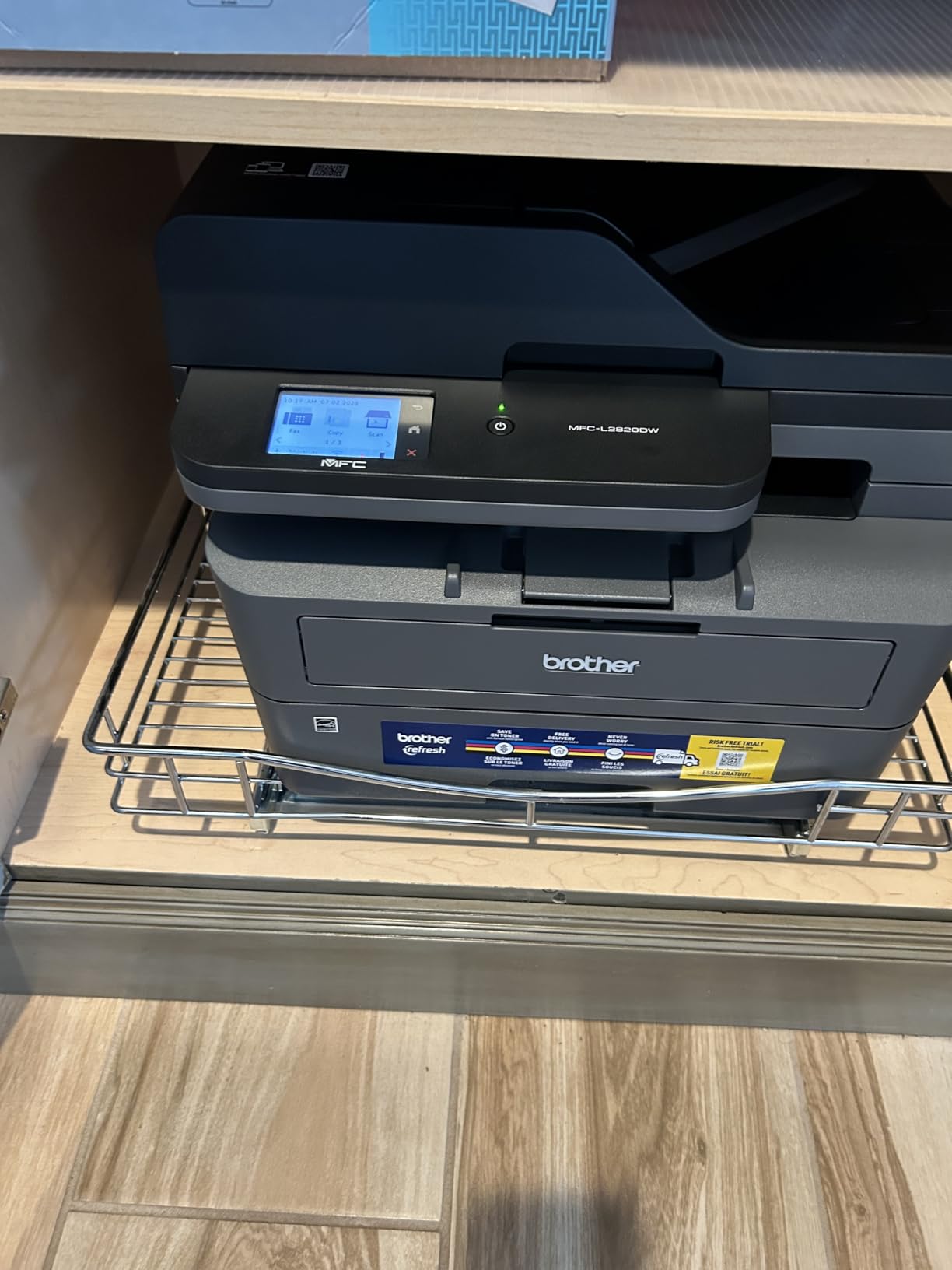 Brother MFC-L2820DW Wireless Compact Monochrome All-in-One Laser Printer with Copy, Scan and Fax, Duplex, Black & White customer photo 2