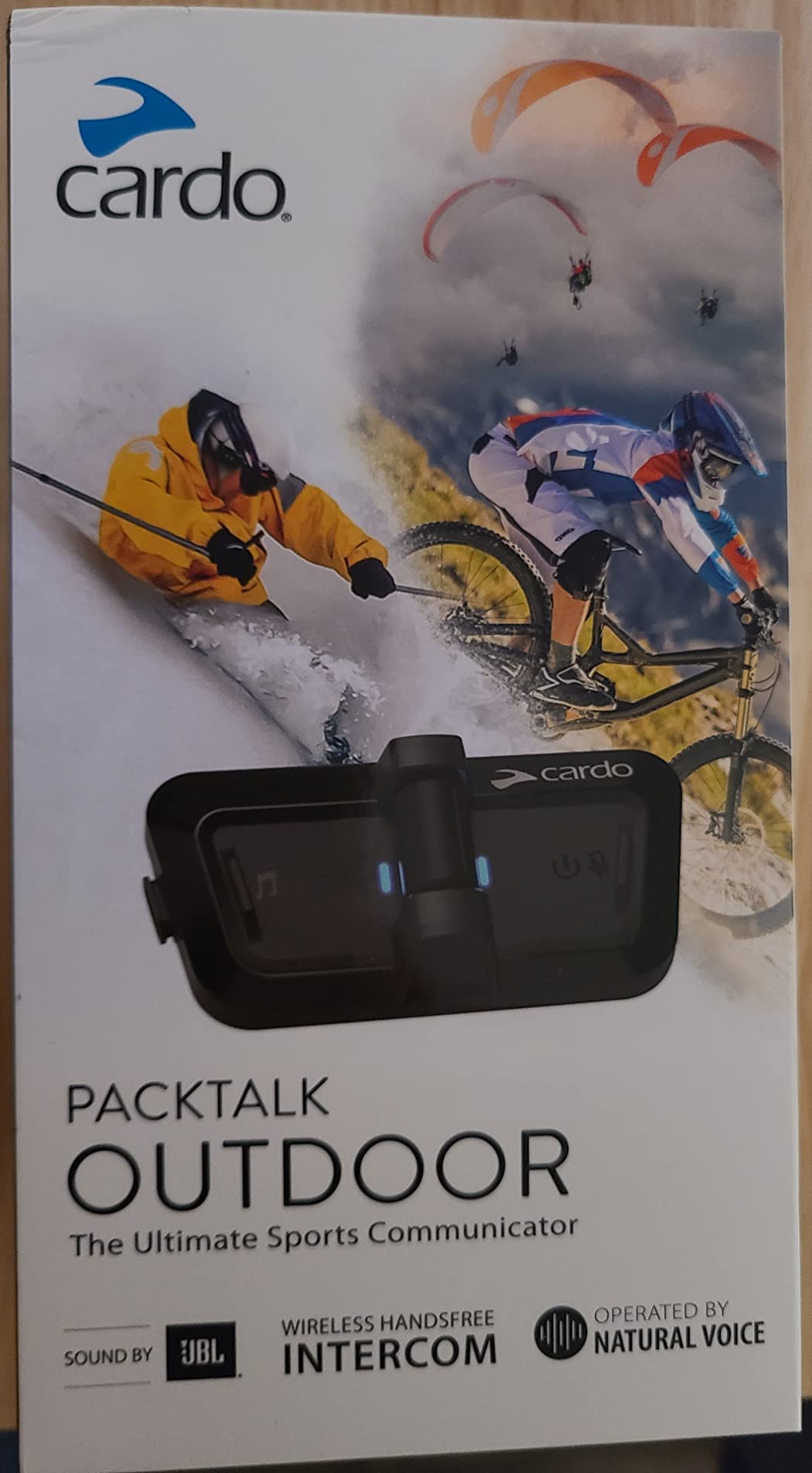 Cardo Packtalk Outdoor Helmet Communication System for Skiing, Snowboarding, Mountain Biking, Cycling and Other Outdoor Activities customer photo 1
