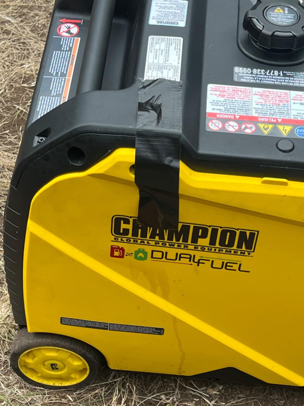 Champion Power Equipment 4500-Watt Electric Start Dual Fuel RV Ready Portable Inverter Generator with Quiet Technology and CO Shield customer photo 2