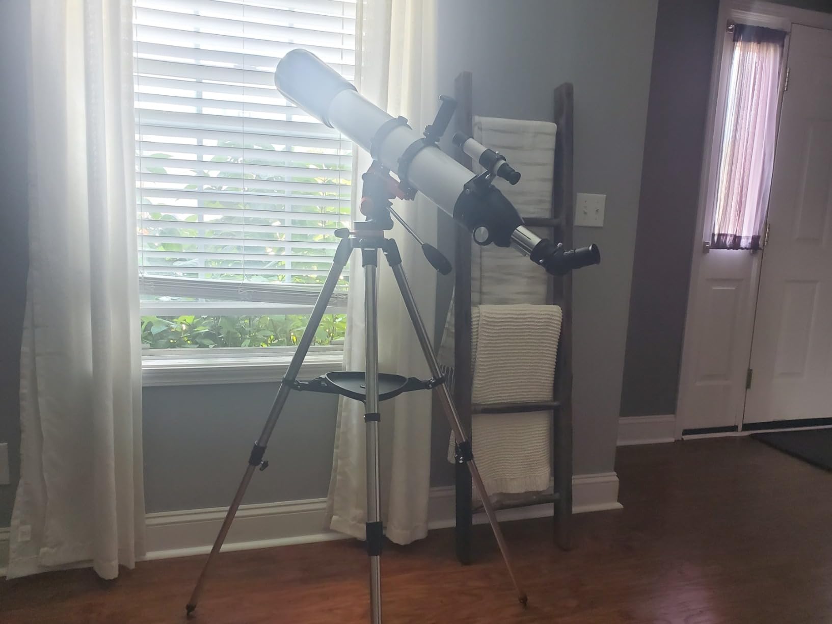 Dianfan Telescope,90mm Aperture 800mm Telescopes for Adults Astronomy,Portable Professional Refractor Telescope for Beginners,with Stainless Tripod & Phone Adapter,Carry Bag customer photo 2