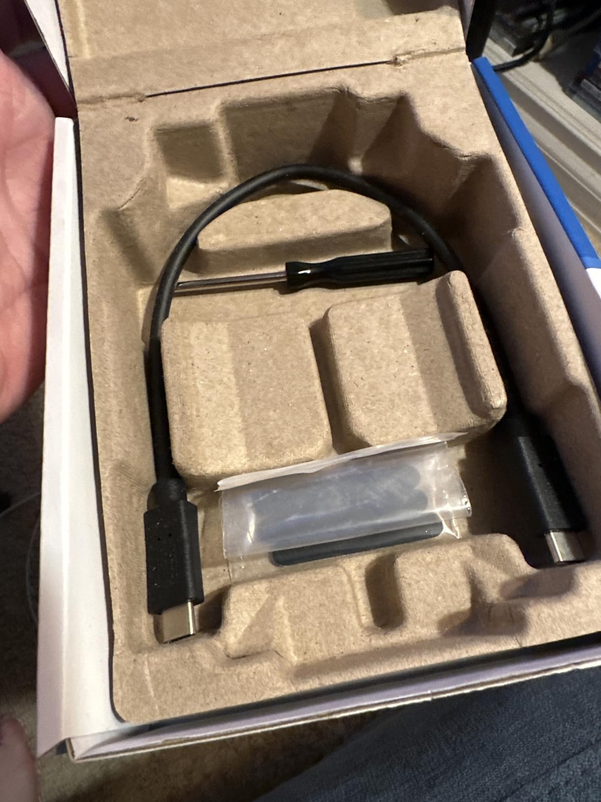 OWC Express 1M2 40Gb/s Portable NVMe SSD USB4 (Thunderbolt Compatible/USB-C) Ultra Fast External SSD Drive with Aluminum Heat Sink Enclosure (Enclosure Only) customer photo 1