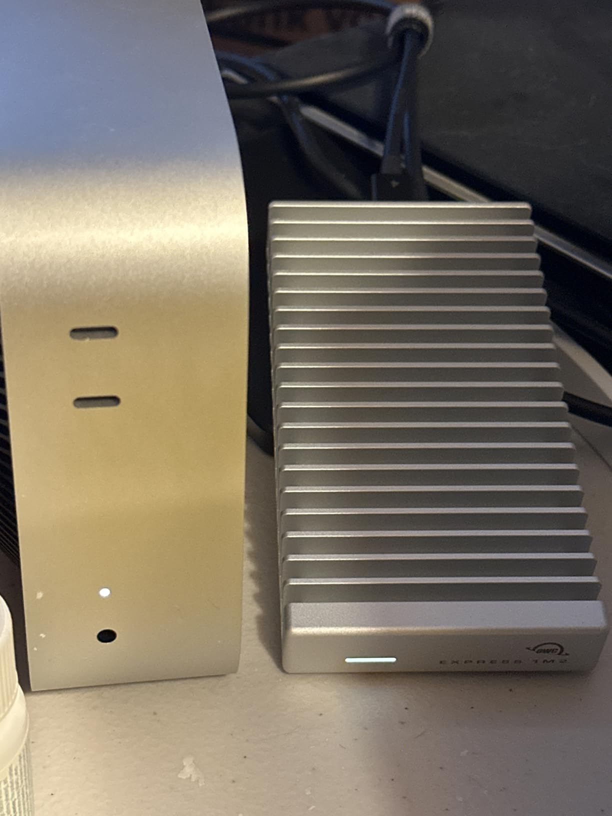 OWC Express 1M2 40Gb/s Portable NVMe SSD USB4 (Thunderbolt Compatible/USB-C) Ultra Fast External SSD Drive with Aluminum Heat Sink Enclosure (Enclosure Only) customer photo 2