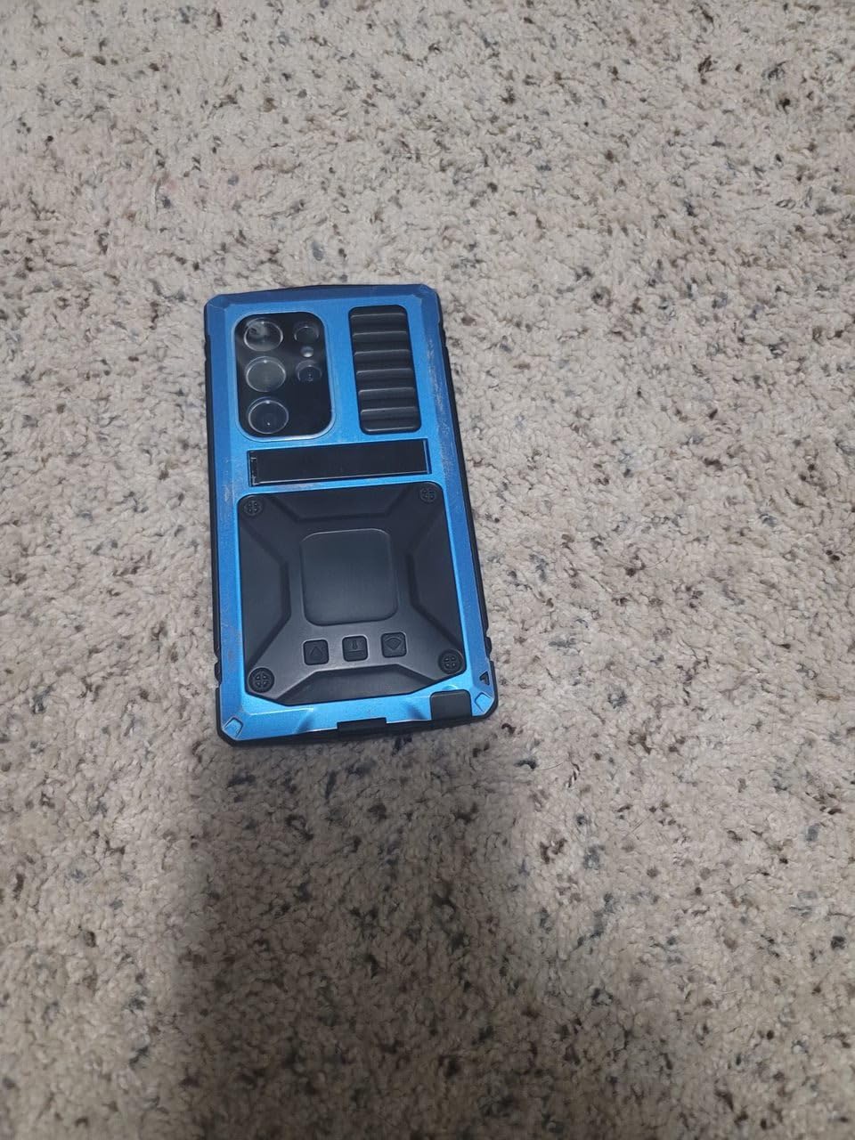 Metal Case for Samsung S24 Ultra Aluminum Military Grade Rugged Case with Metal Stand Screen Protector Drop Tested Shockproof Full Cover case for Samsung S24 Ultra (Green) customer photo 1