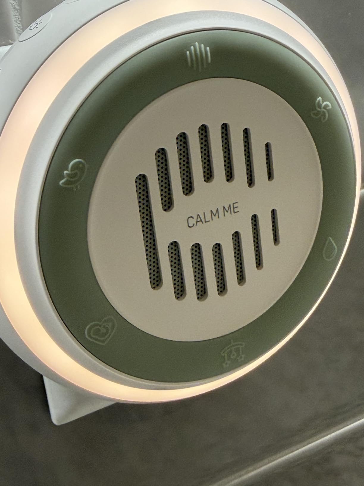 Wall Plug in White Noise Sound Machine for Office Privacy & Noise Canceling, White Noise Machine for Sleeping Adults & Baby, Therapy Noise Blocker with 20 Soothing Sounds & Nightlight by Calm Me customer photo 2