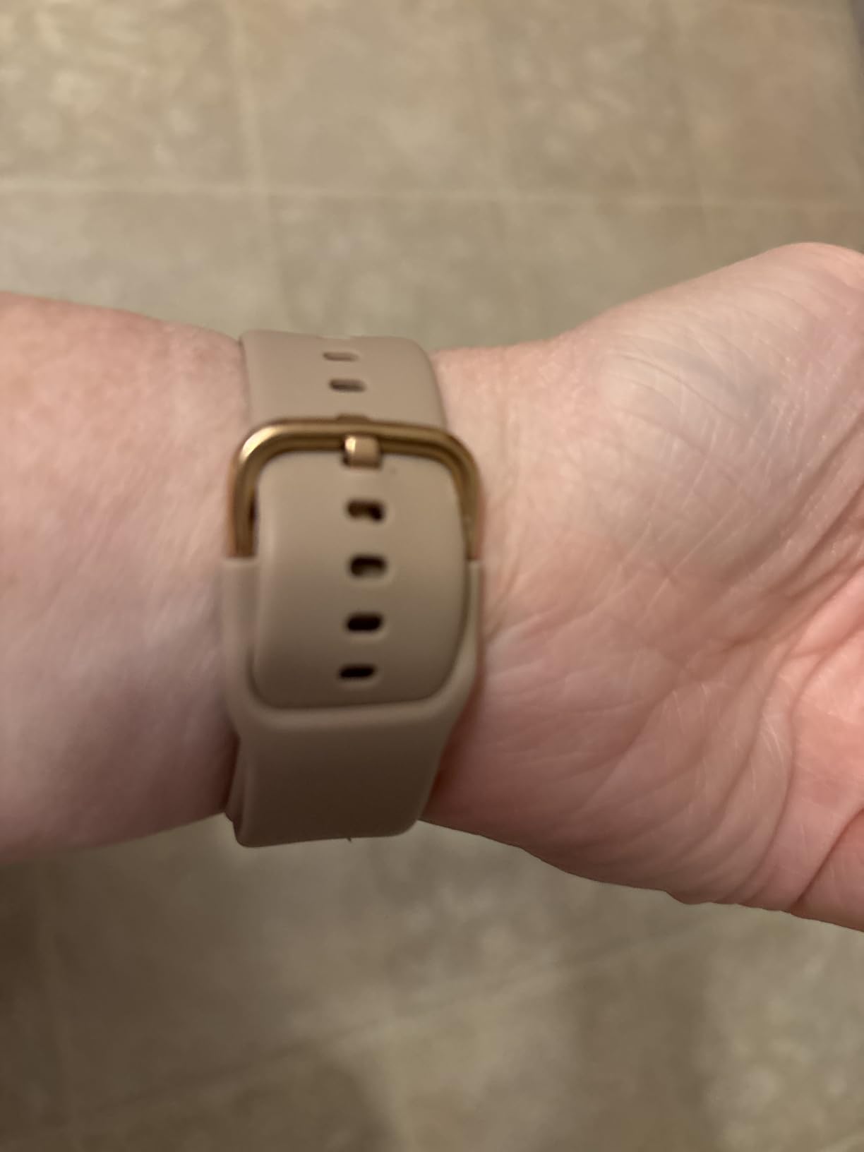 Silicone Bands Compatible with Garmin Vivoactive 6 / Vivoactive 5 / Vivoactive 3 Watch Band, Garmin Venu 2 Plus / Venu Sq / Venu Watch Bands Women Men, 20mm Soft Silicone Sport Replacement Strap customer photo 1