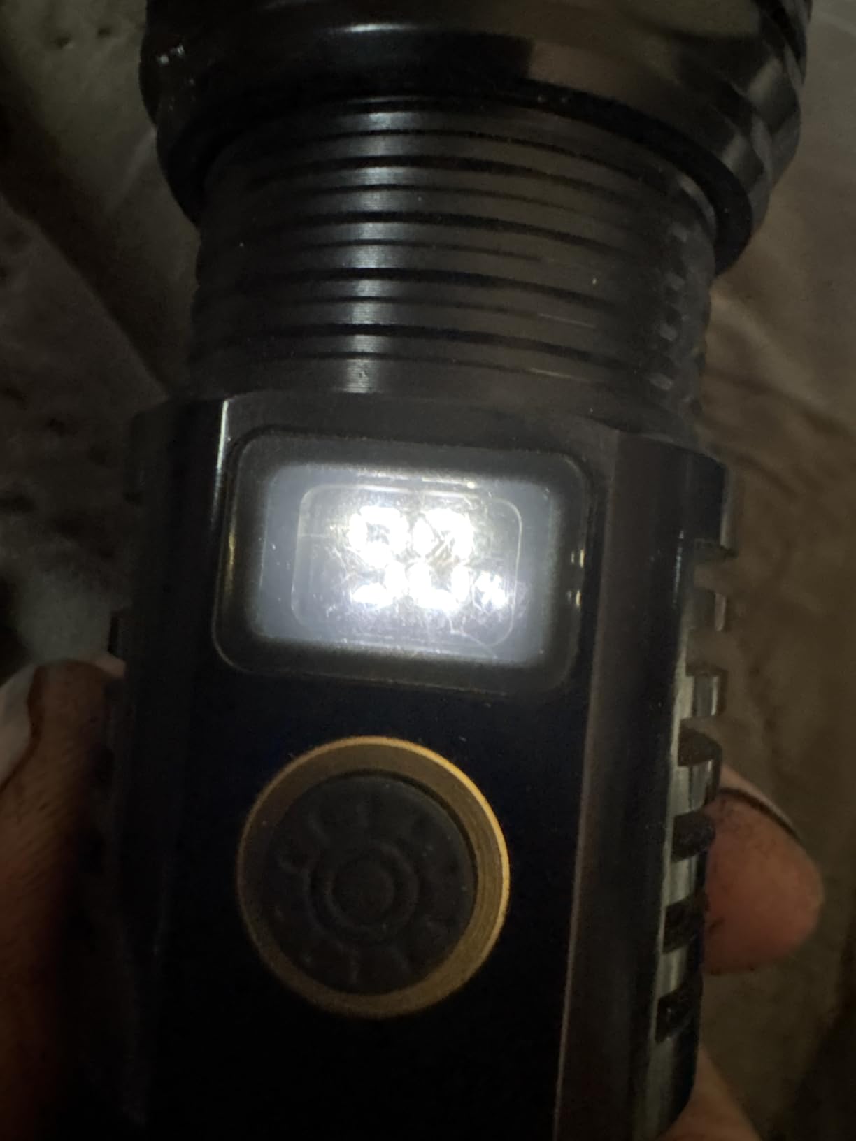 Flashlights High Lumens Rechargeable, 100,000LM LED Super Bright Flash Light, Zoomable Linternas with LCD Digital Display, 5 Mode, Waterproof, Powerful Tactical Flashlight for Emergencies Camping Gift customer photo 2