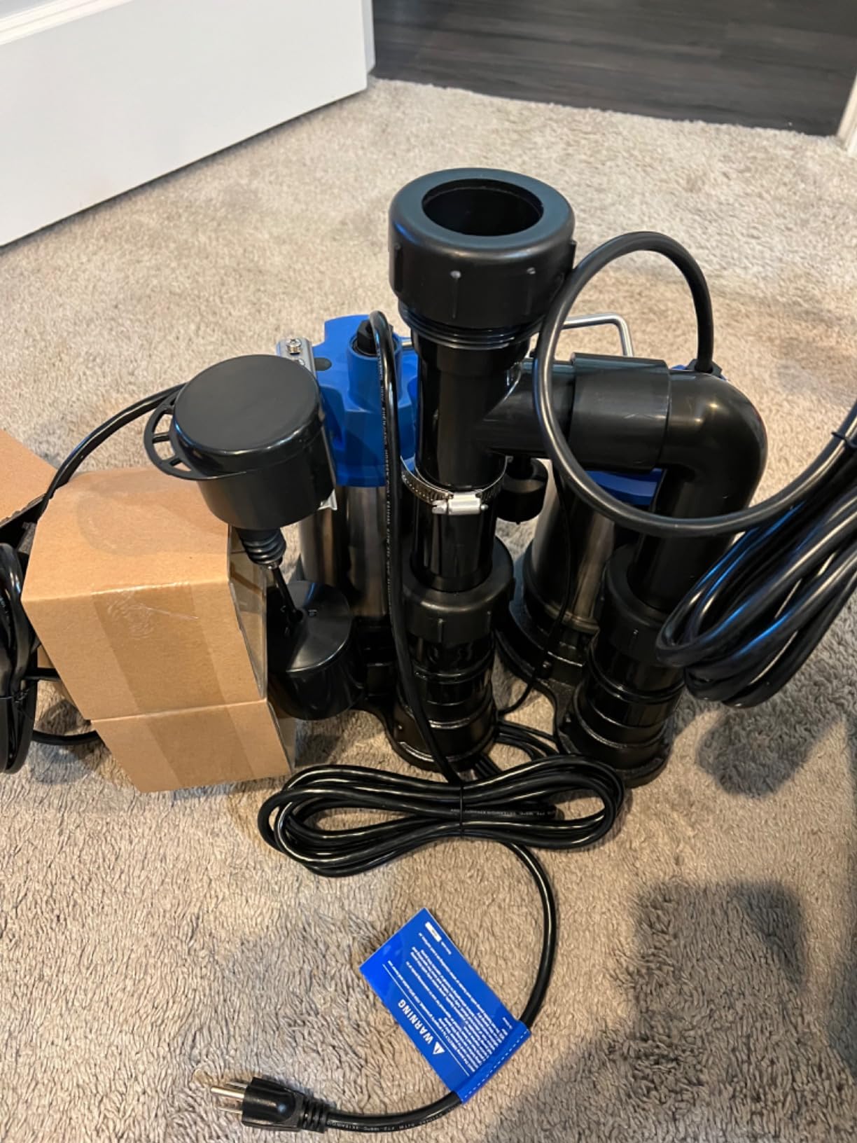 Westinghouse Battery Backup Sump Pump System - 1/2 HP Dual Sump Pumps with Automatic Switchover customer photo 1