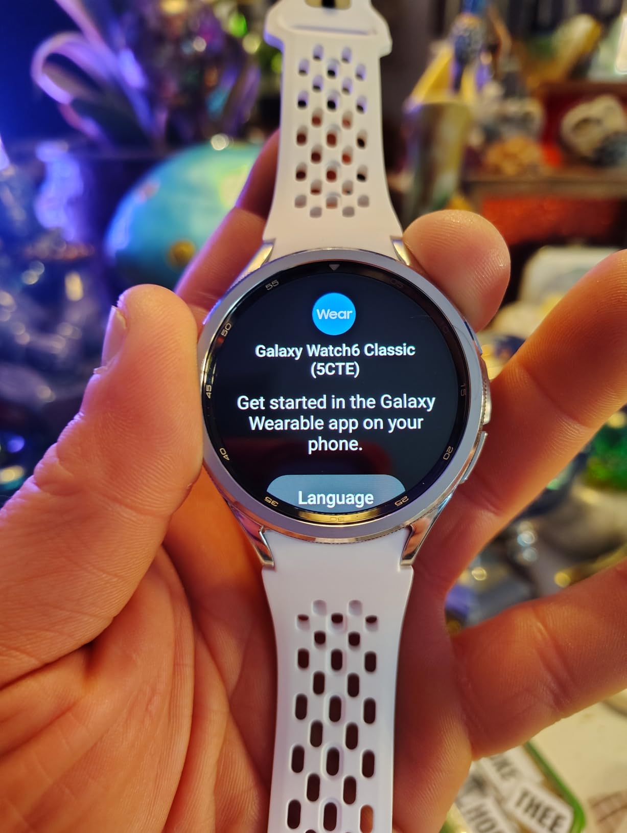 SAMSUNG Galaxy Watch 6 Classic 47mm Bluetooth Smartwatch, Rotating Bezel, Fitness Tracker, Personalized HR Zones, Advanced Sleep Coaching, US Version, Black (Renewed) customer photo 1