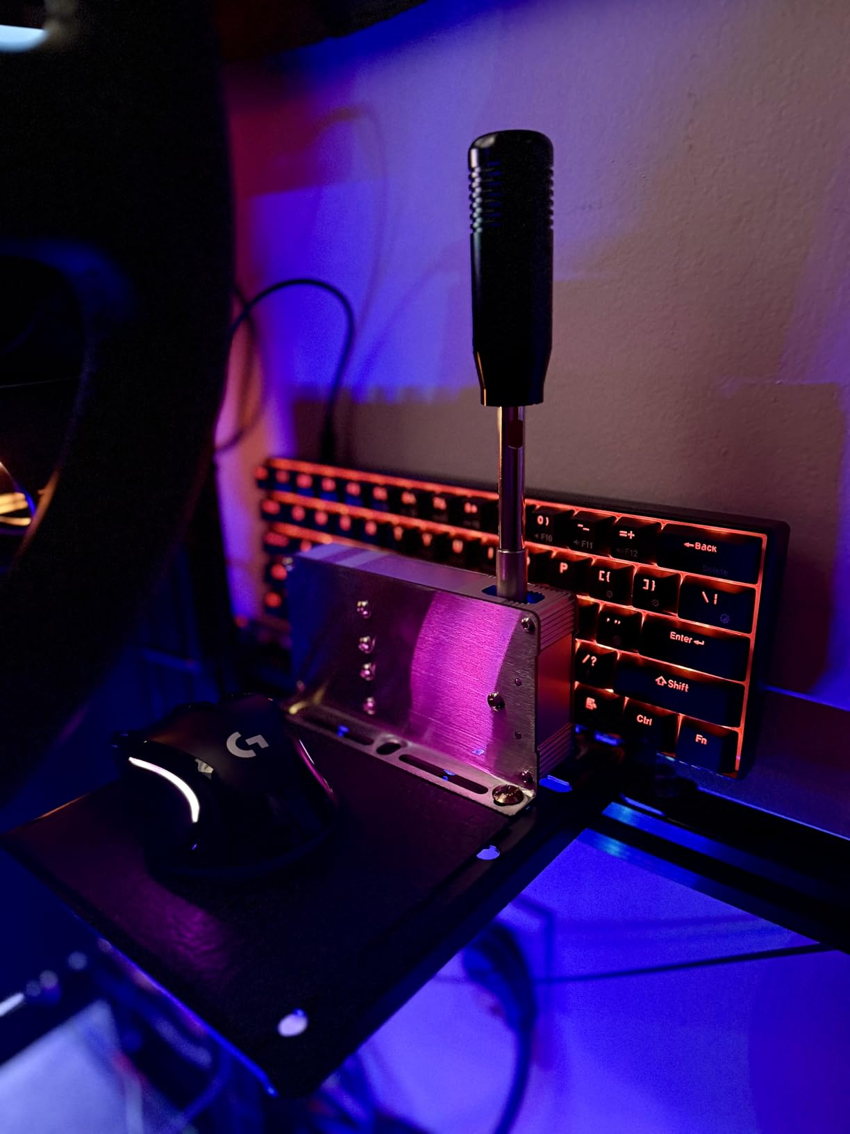 YESHMA USB Sequential Shifter For PC Windows Sequential Shifter Sim Racing Compatible With Logitech G25 G27 G29 G920 T300 T500 Sim Racing Wheel customer photo 1