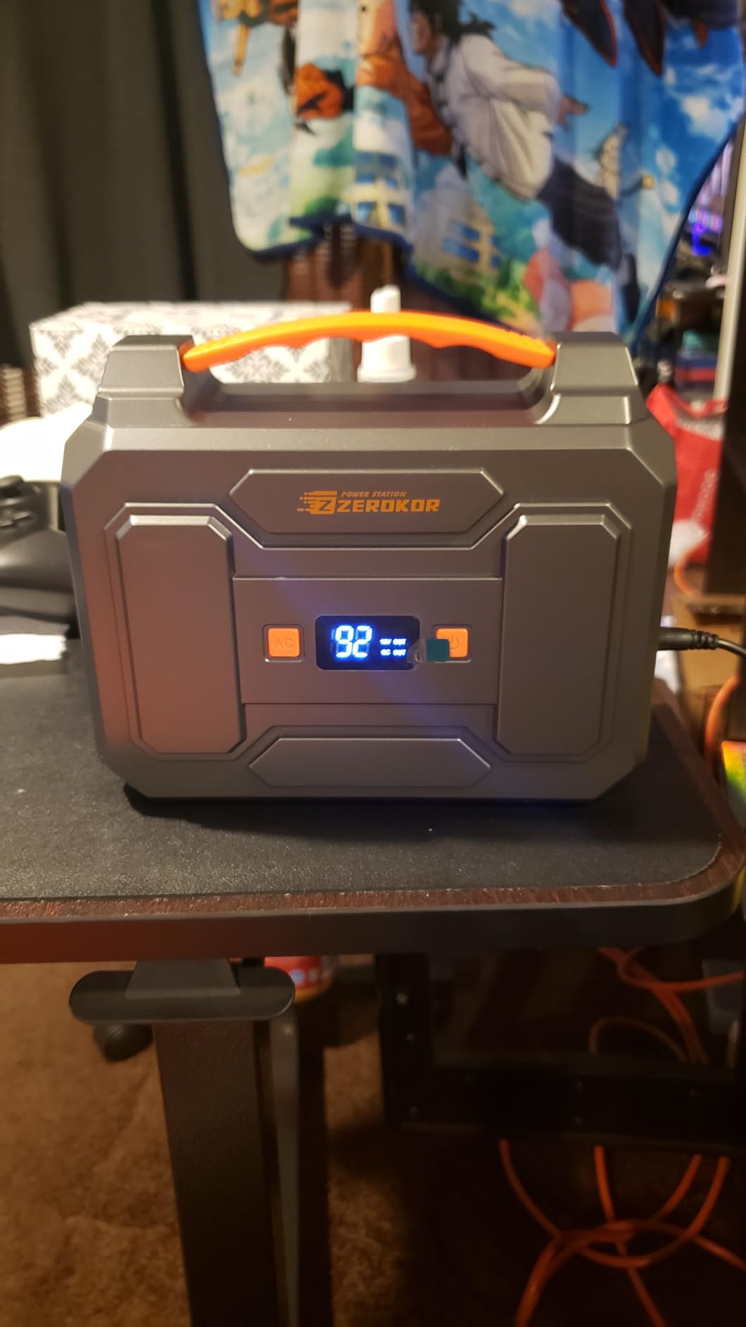 Portable Power Station with Foldable 40W Solar Panel, 100W Solar Powered Generator with Panels, AC Outlet Camping Solar Power Bank 146Wh DC Battery Pack customer photo 1