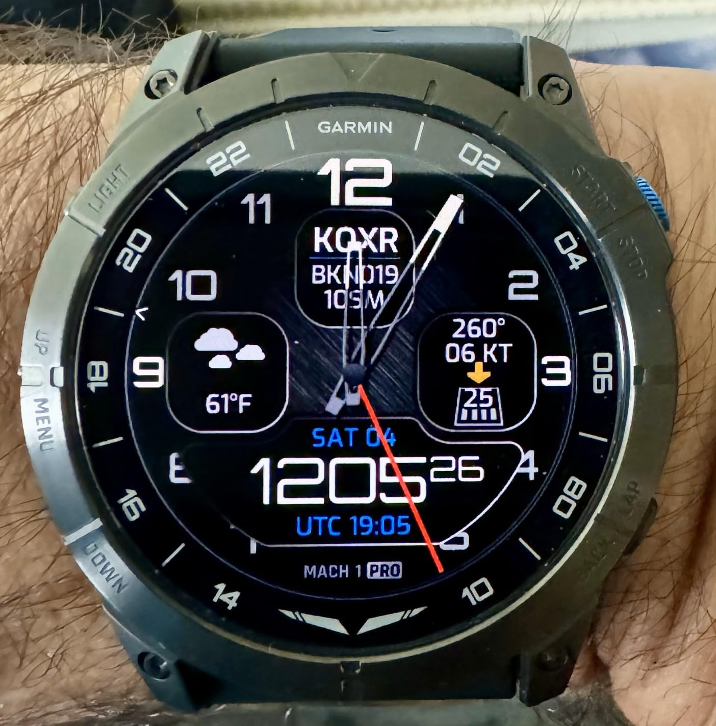 D2™ Mach 1 Pro, Aviator Smartwatch with GPS Moving Map, Aviation Weather, Health and Wellness Features, AMOLED Display, and Built-in Flashlight customer photo 1